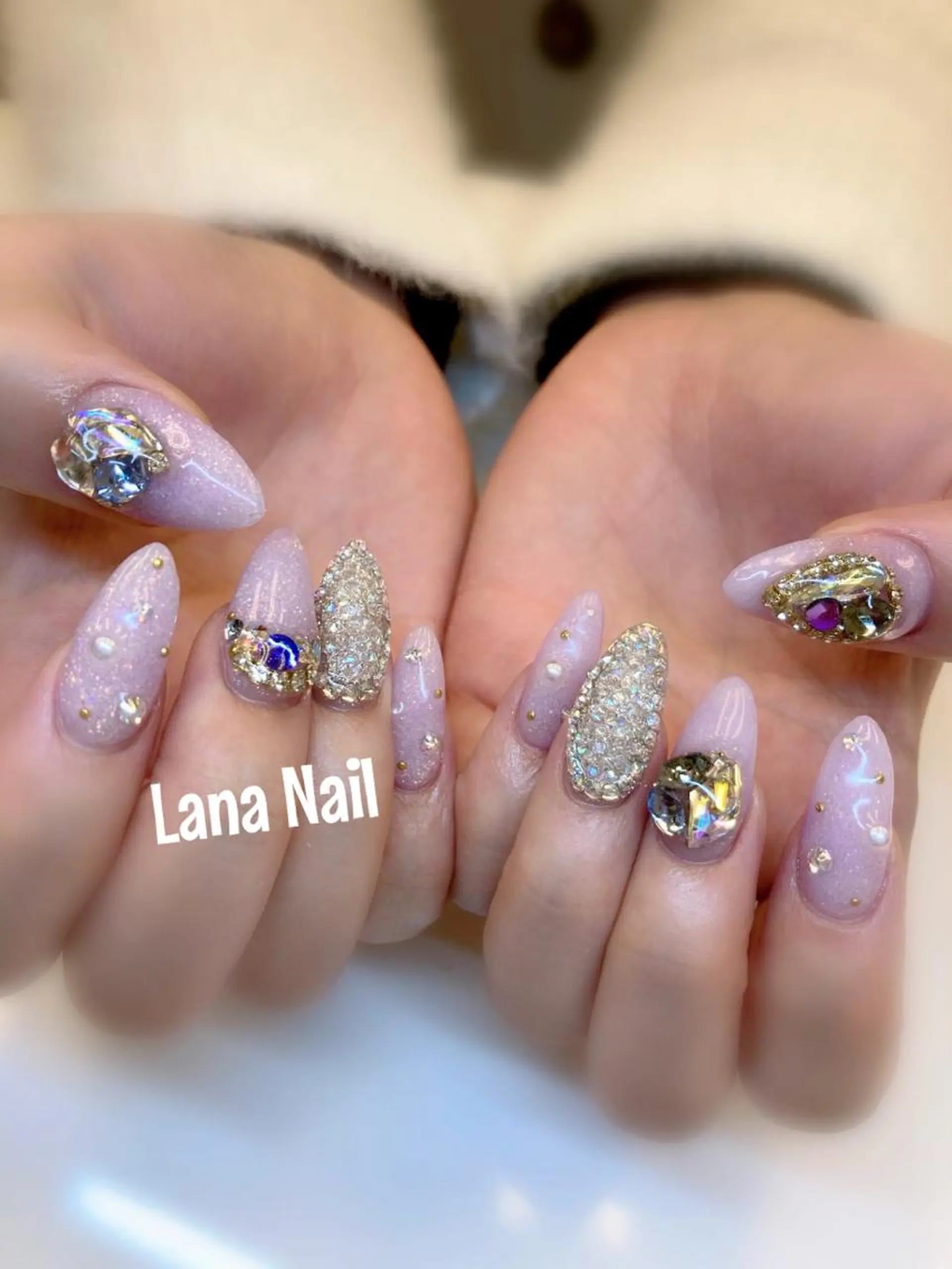 ネイル スカルプネイル Lana Nailのネイルデザイン