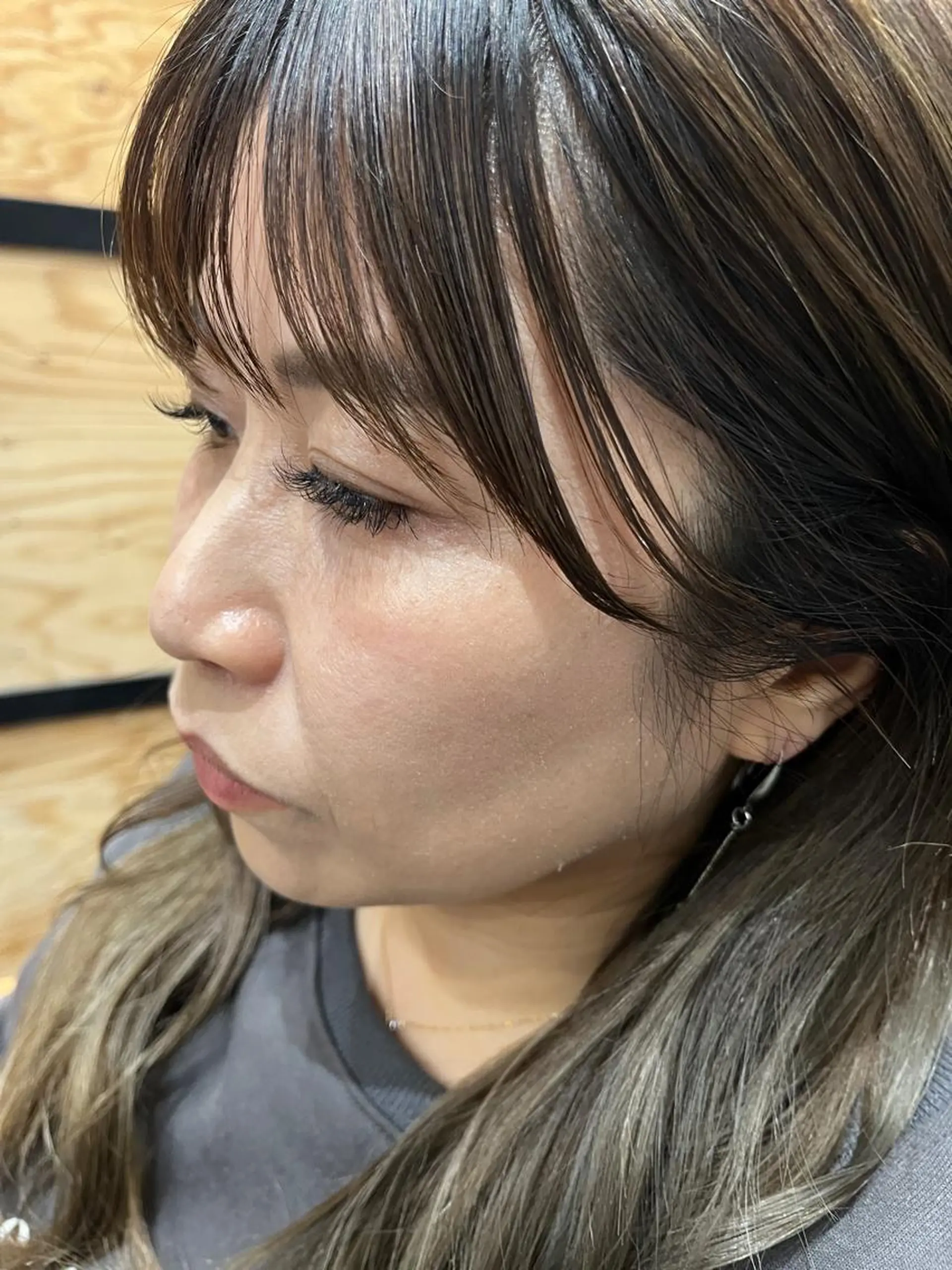 ミディアム カラー パーマ ヘアアレンジ メンズ キッズ ネイル マツエク・マツパ アイブロウ メンズブリーチ メンズハイライト メンズインナーカラー メンズ韓国風 ブリーチ 久木原 ゆりのヘアスタイル