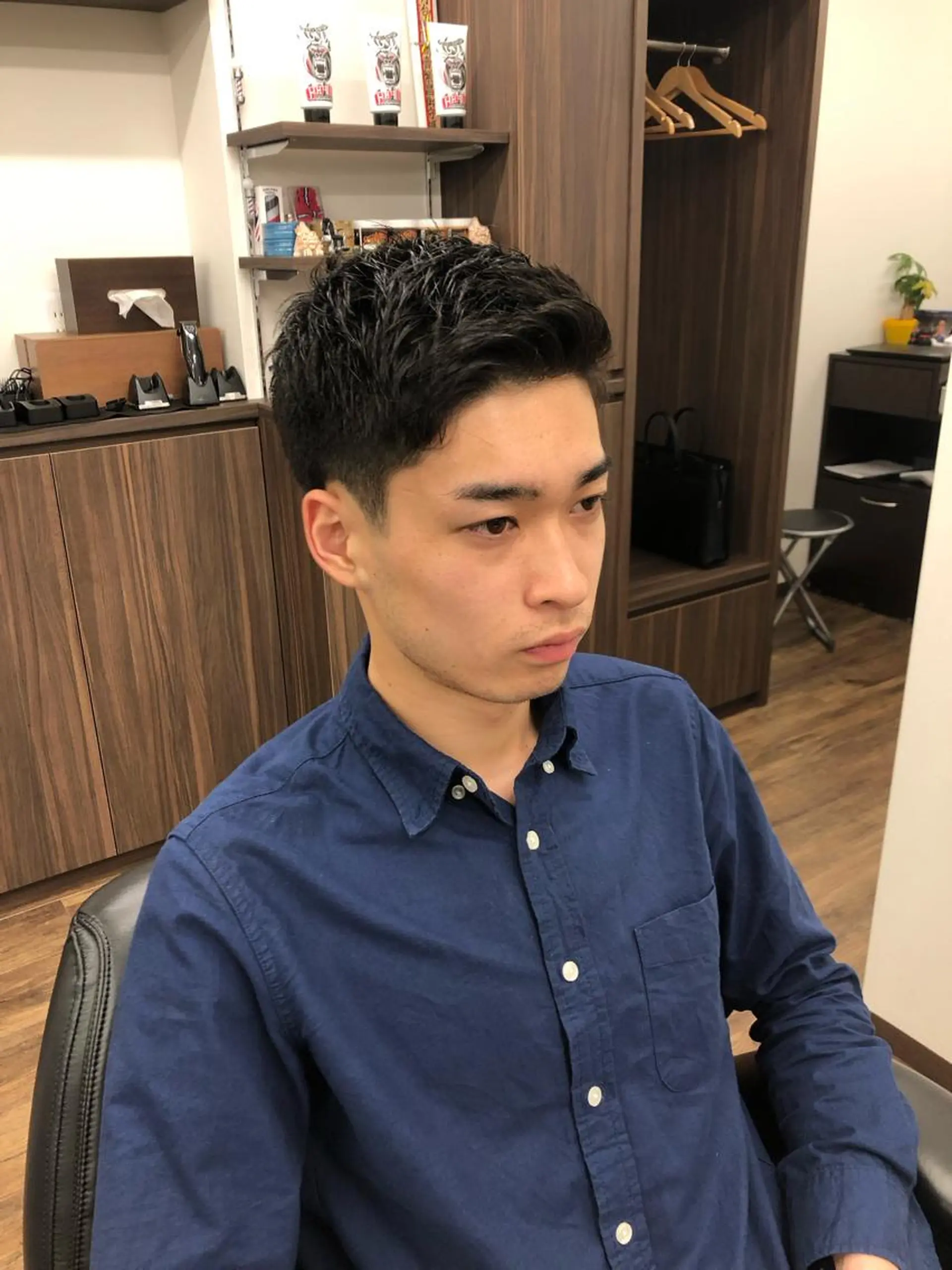 ショート メンズ DAN BRISE BARBER所属・馬上 拓海のヘアスタイル