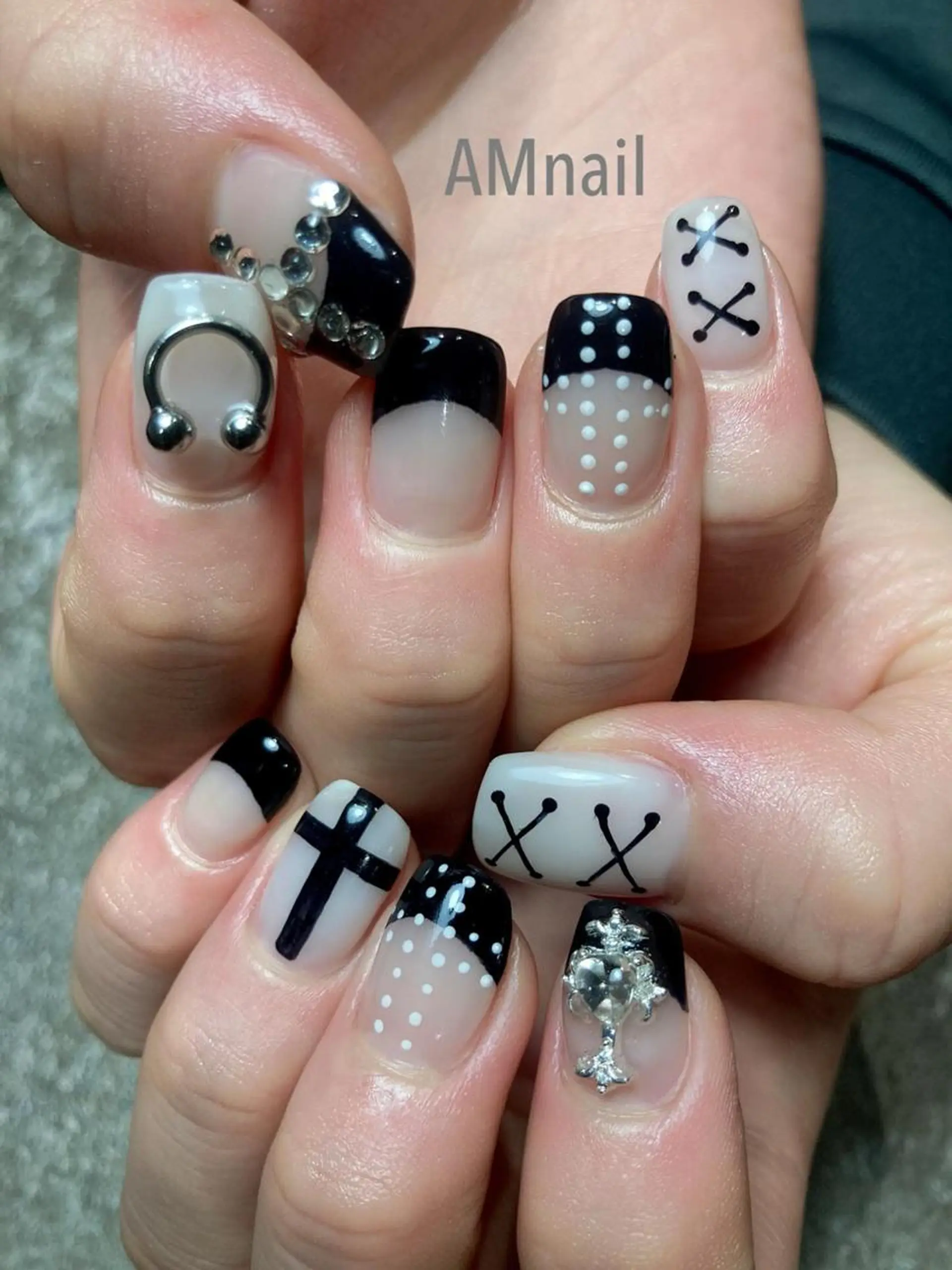 ネイル アートネイル 持ち込み ハンドネイル Am:nail 柏 SUE（スゥ）のネイルデザイン