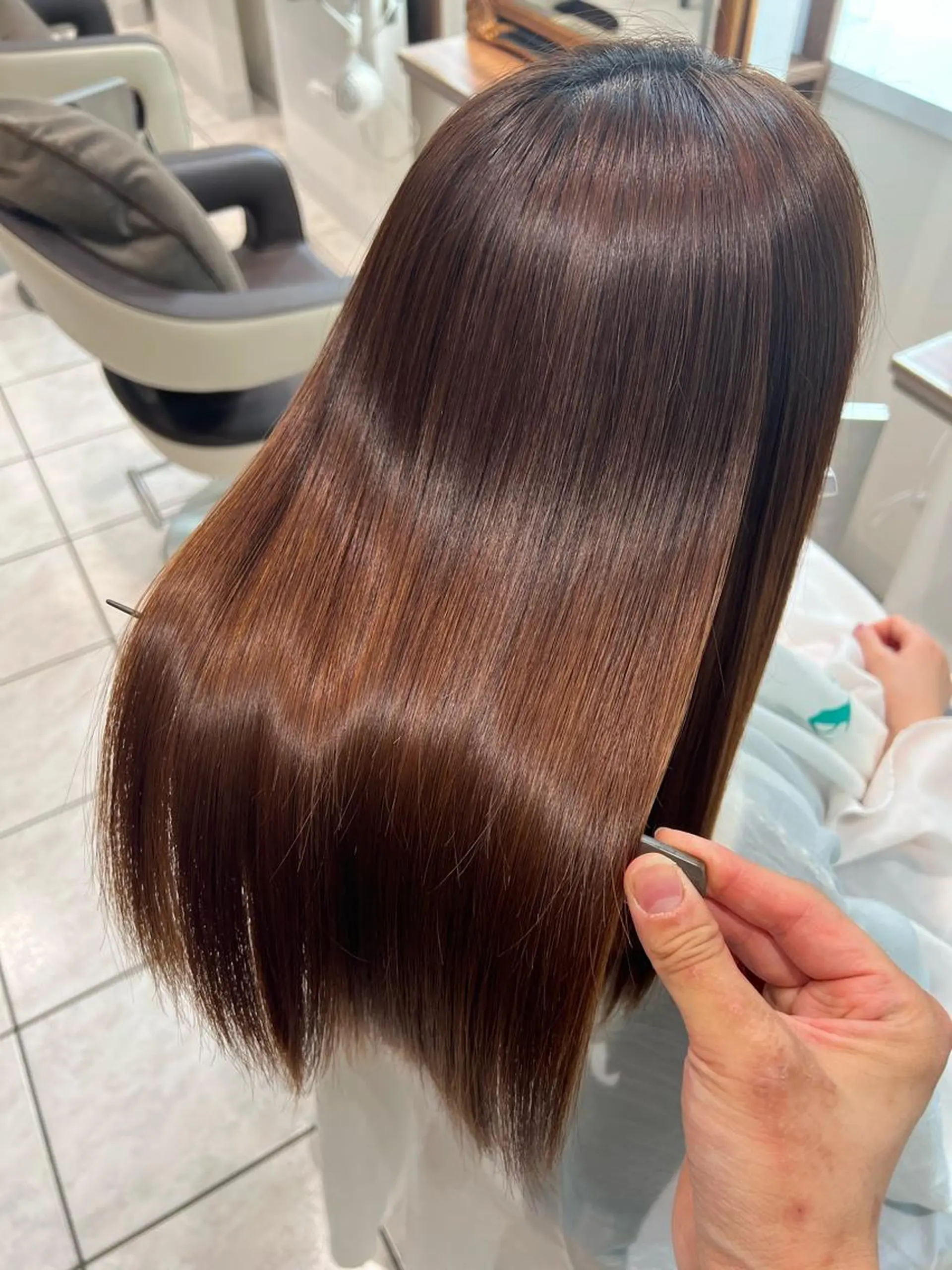 セミロング ✨白髪解決✨ HIKARIのヘアスタイル