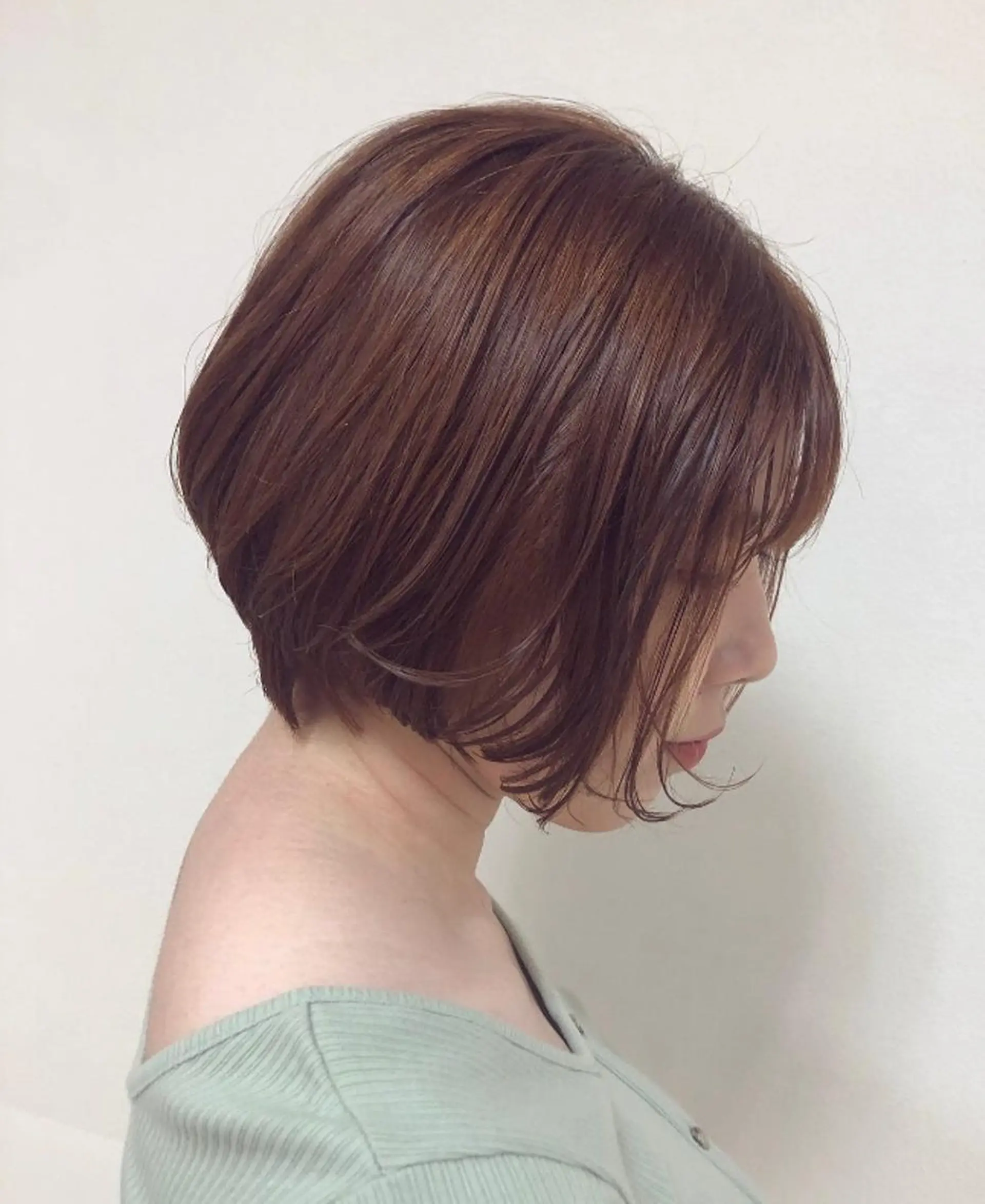 ショート カラー ヘアアレンジ ショートボブ ベージュカラー ハイトーンカラー オレンジ オレンジベージュ enurk店 🍋 M I K U  *のその他イメージ