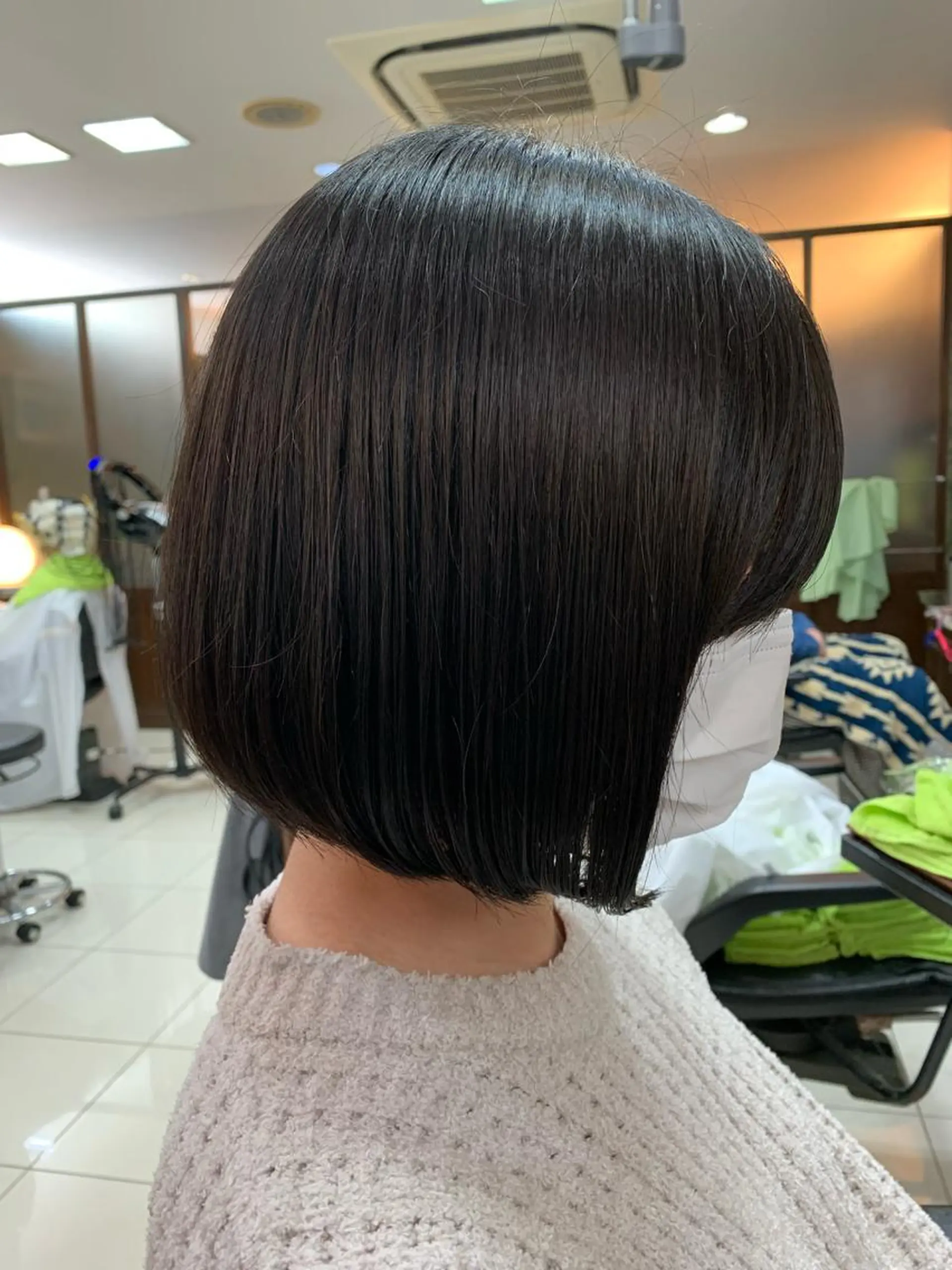 ミディアム 吉田 朱理のヘアスタイル