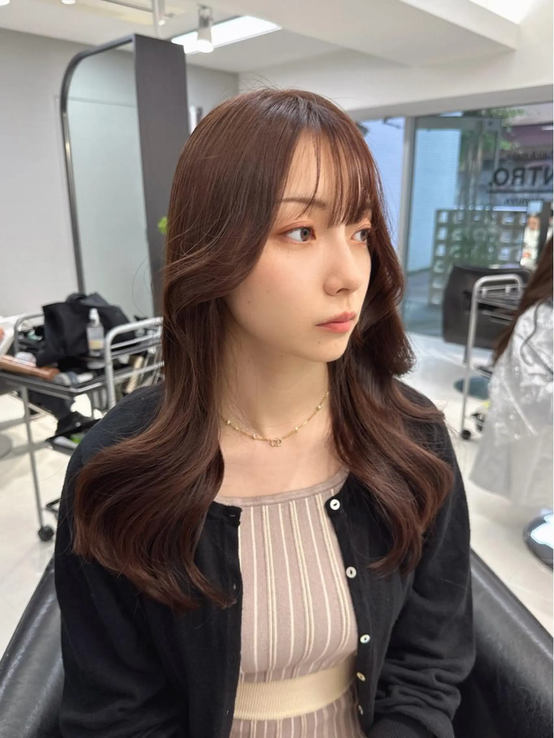 ミディアム カラー 韓国ヘア 店長NEGIのヘアスタイル