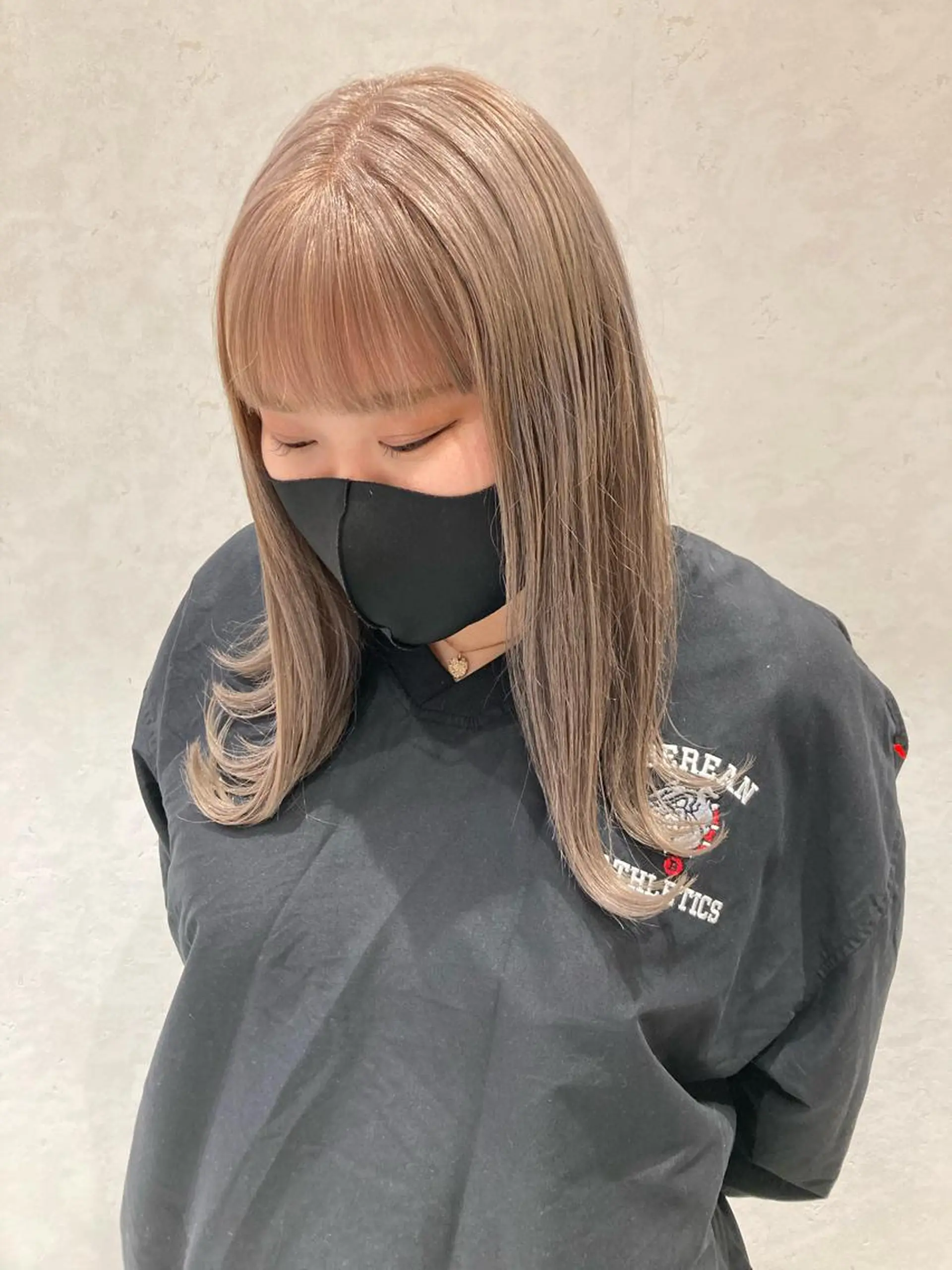 ミディアム カラー nono/パーマ /顔まわりカット🐈のヘアスタイル