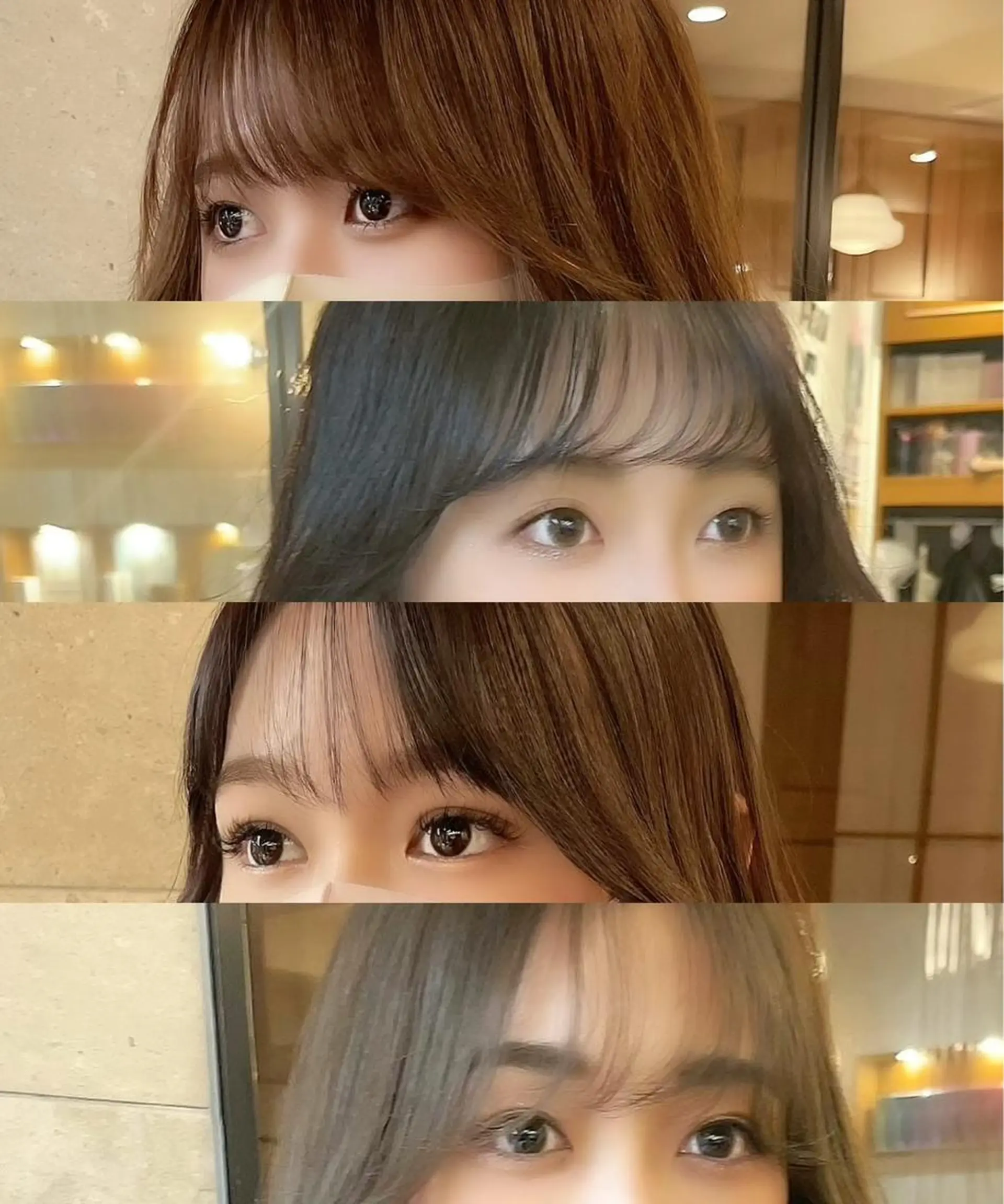 ロング 顔周りカット 開發 智也のヘアスタイル