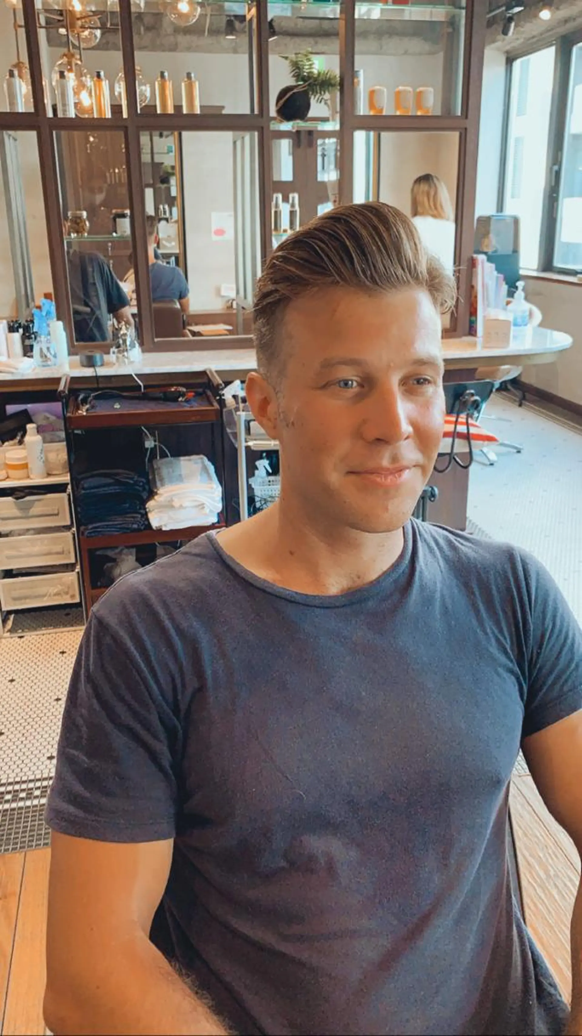 メンズ 七三 【店長】外国人風 メンズヘア尾上雄輝のヘアスタイル