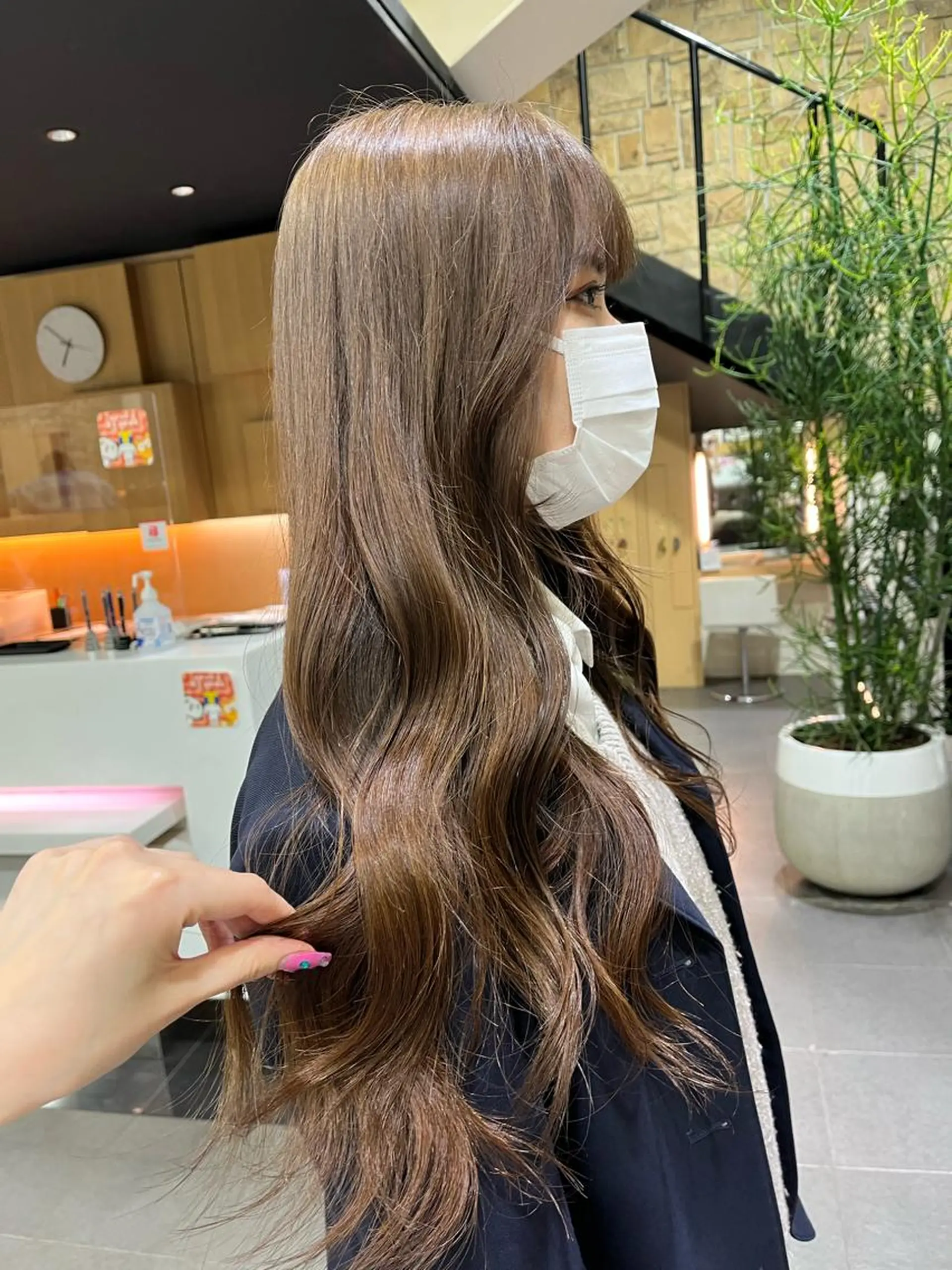 カラー 海外girl🤎 透明感ベージュmaoのヘアスタイル