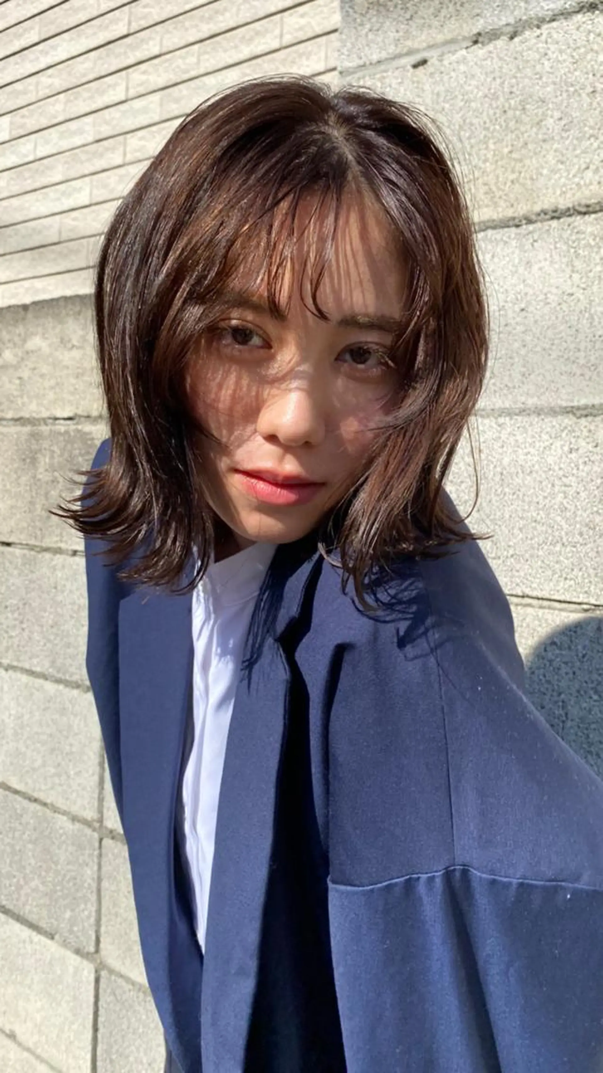 ミディアム カラー ヘアアレンジ マツエク・マツパ アイブロウ shoji༄ mikuのヘアスタイル