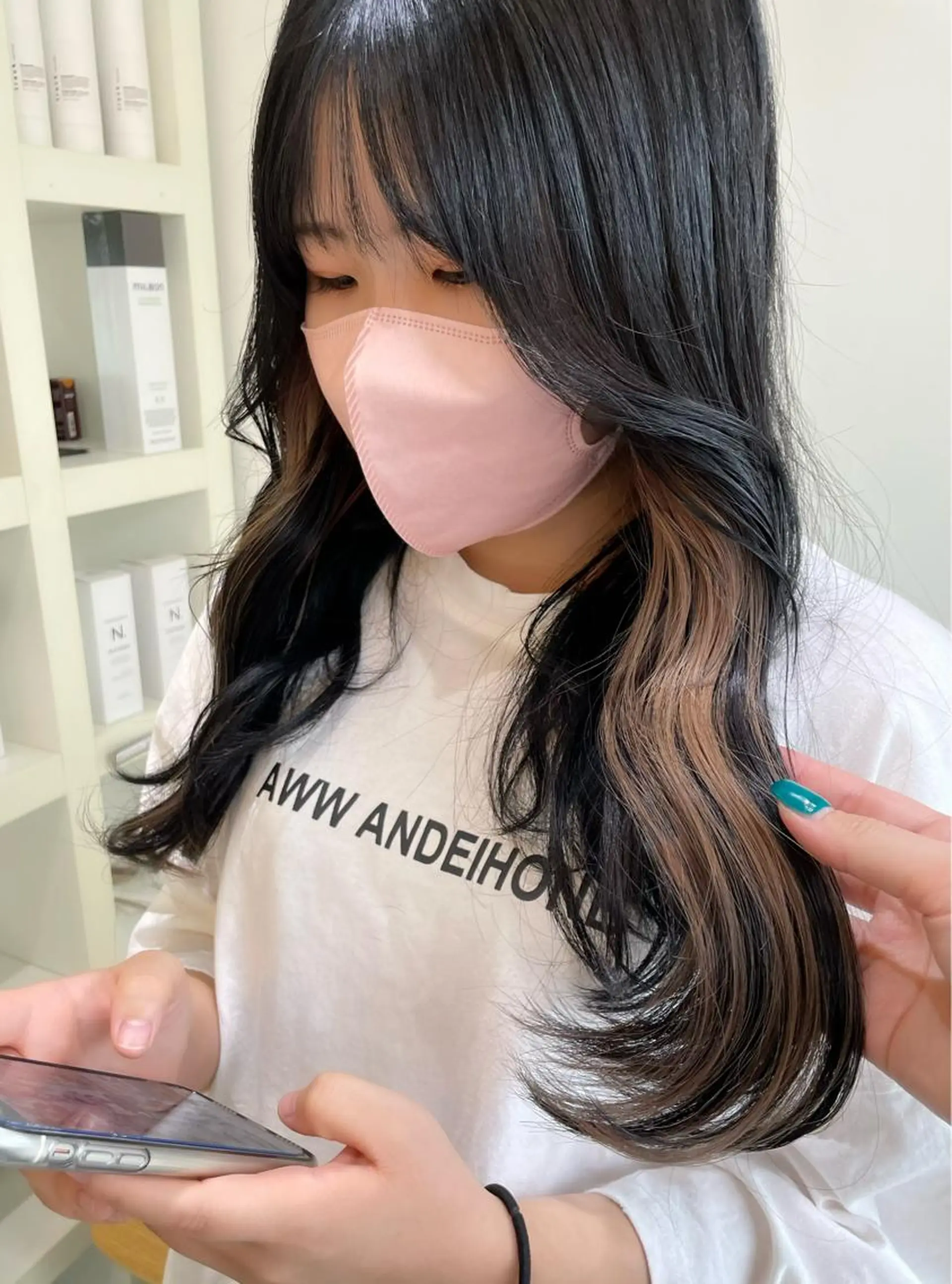 ロング カラー mir MIYUのヘアスタイル