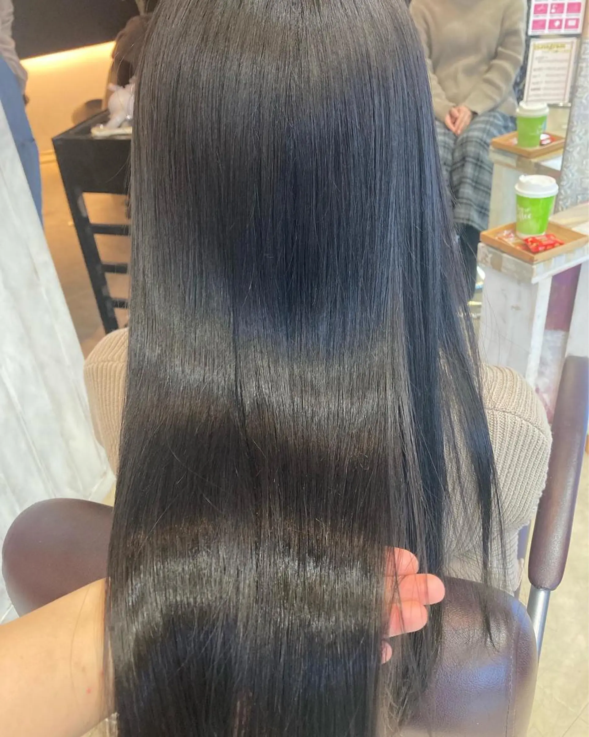 ロング 縮毛矯正 GOSSIP信国 瑞絵のヘアスタイル