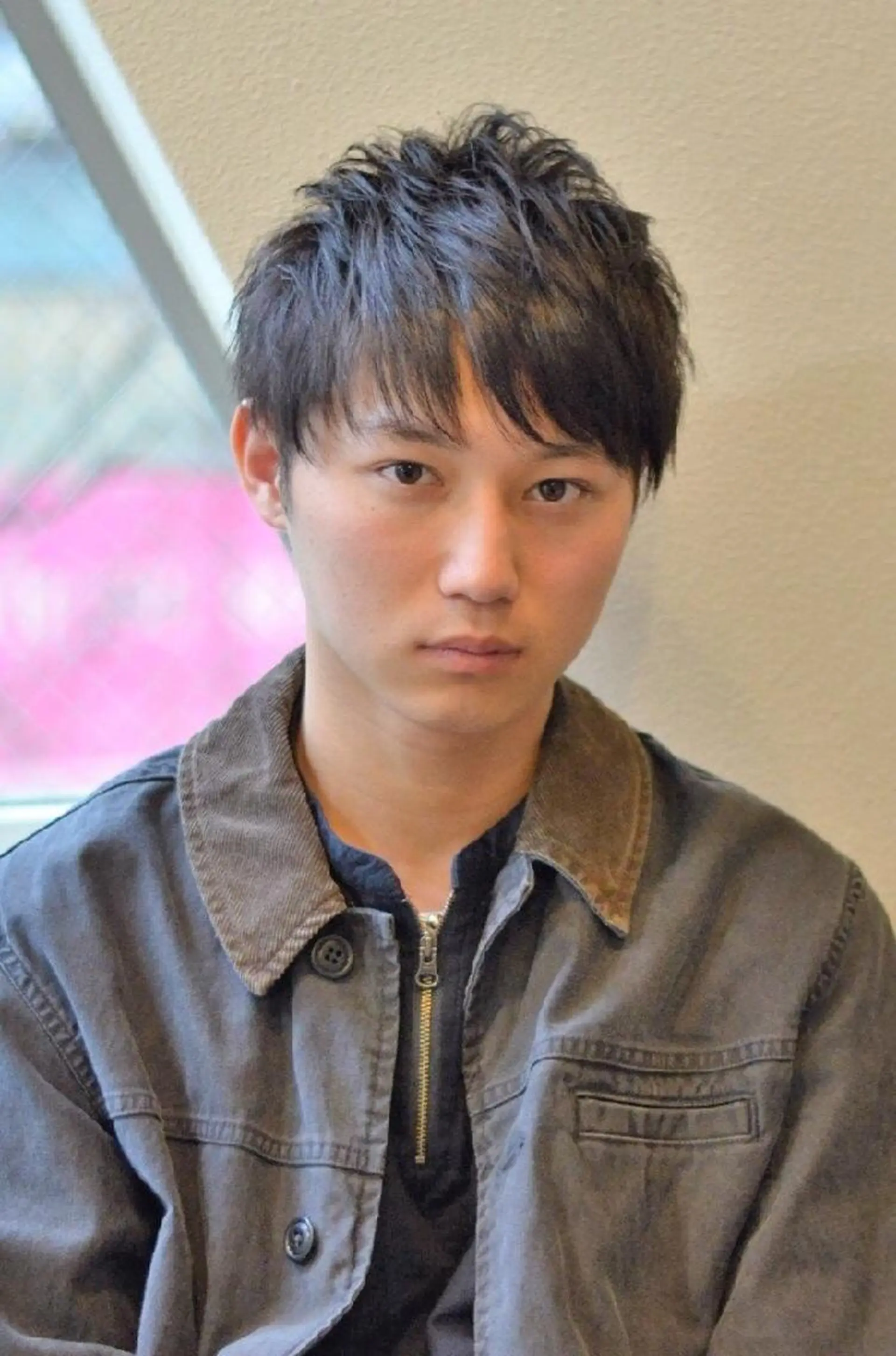 メンズ ショート マッシュ ショートヘア カット 縮毛矯正 GiseL ジゼル六本松のヘアスタイル