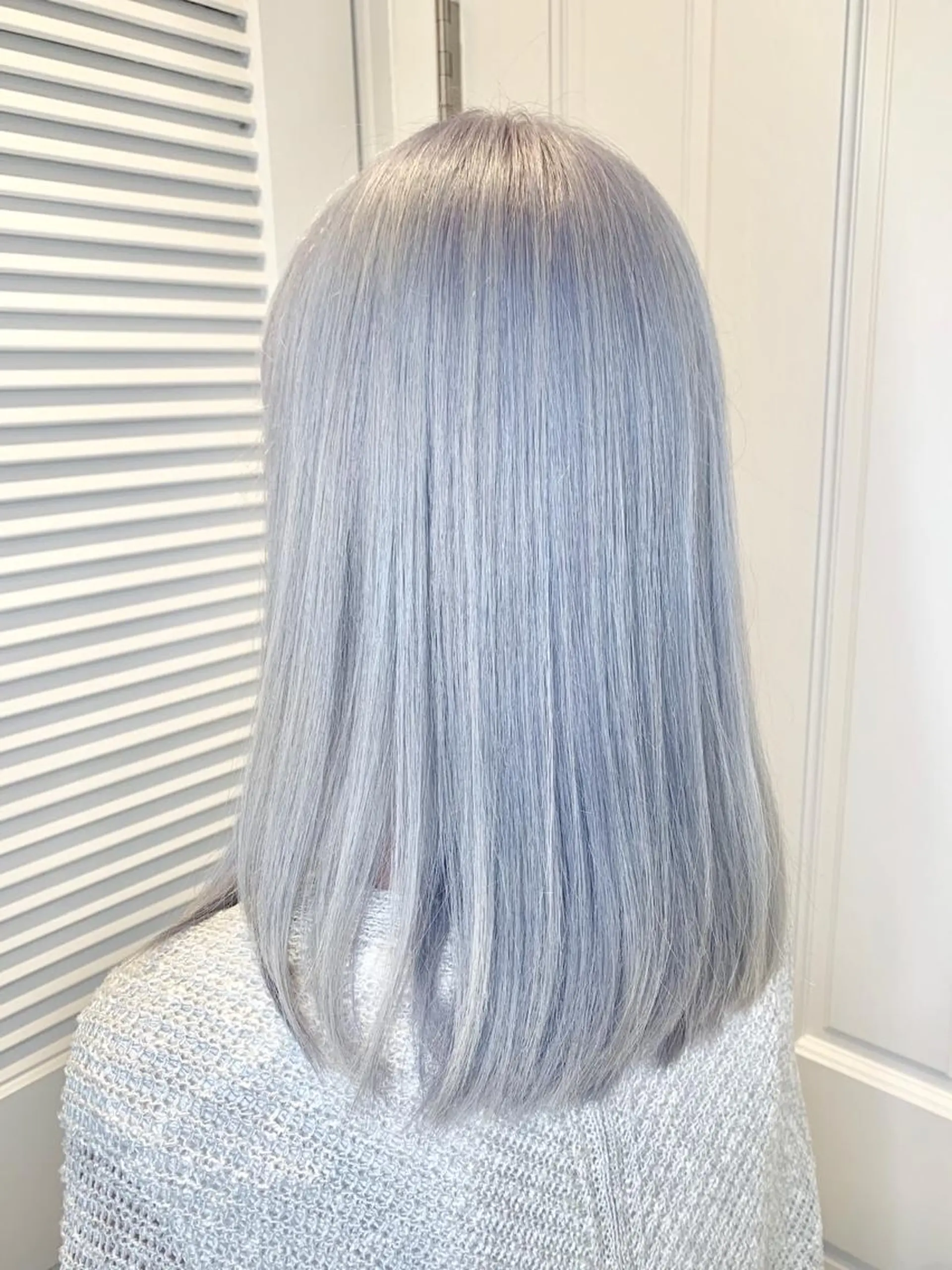 ミディアム ヘアカラー トリートメント 渋谷ハイトーン/ デザインカラー阿部のヘアスタイル