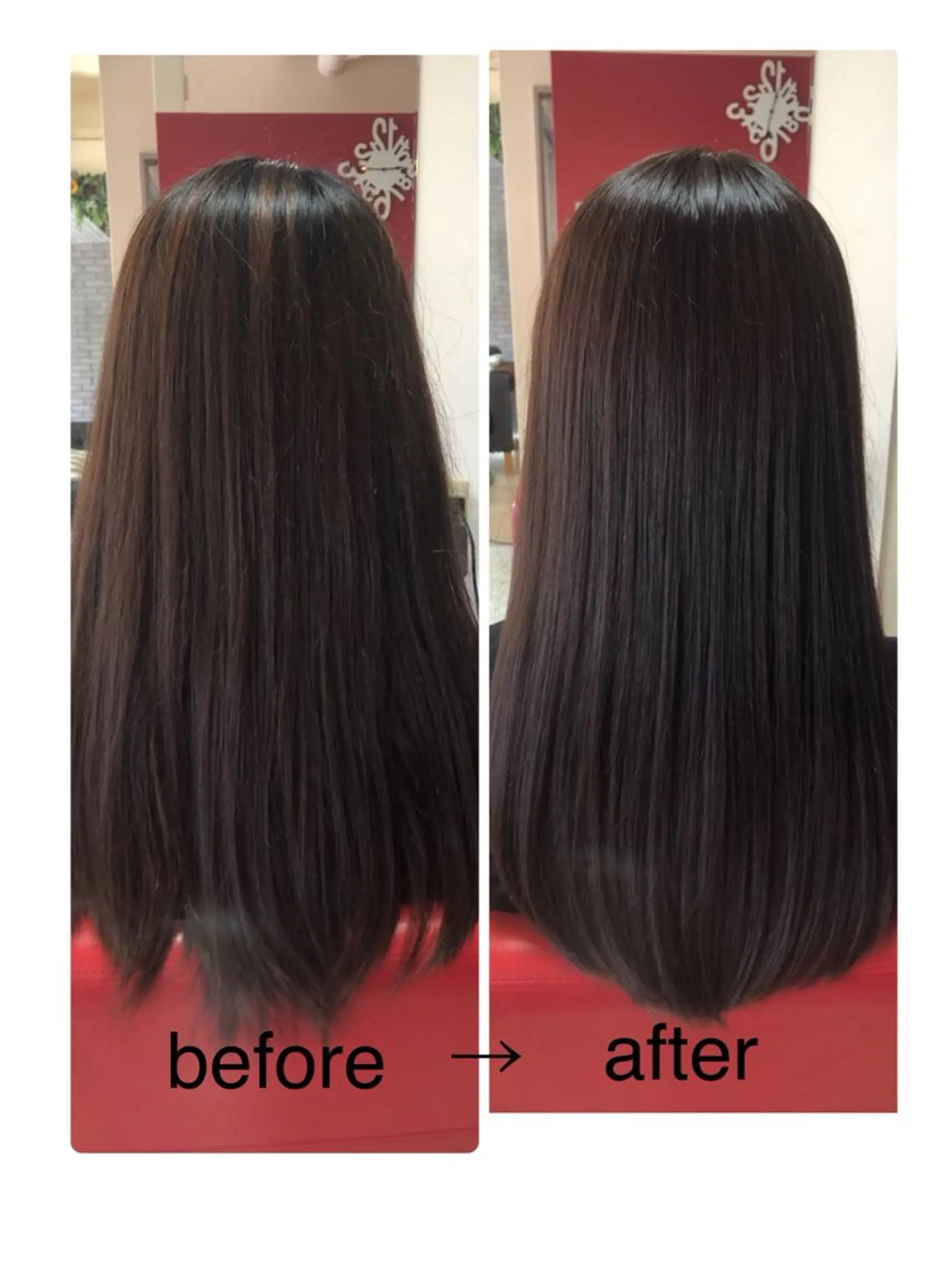 ロング 岸本 友子のヘアスタイル