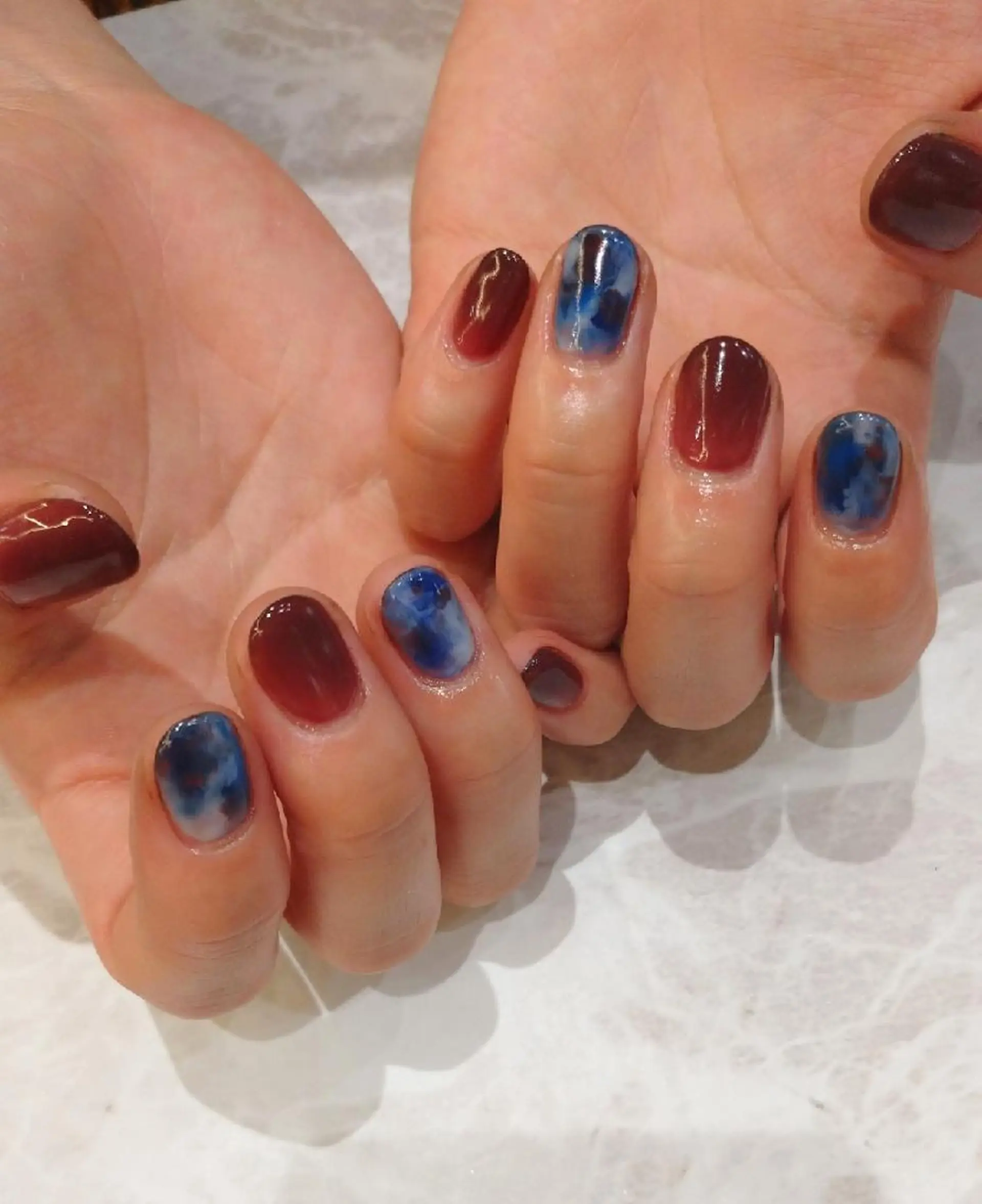ネイル 持ち込み ハンドネイル 會田 瑠衣のネイルデザイン