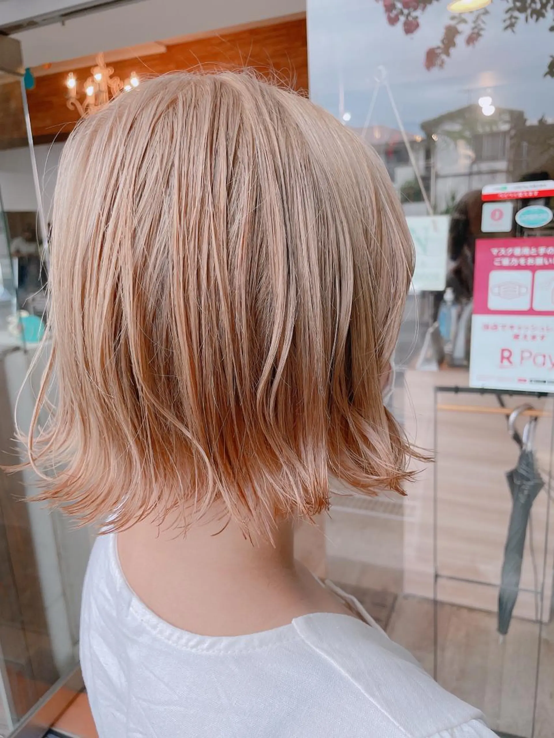 カラー ベージュカラー ミルクティーベージュ ヘアカラー トリートメント ✅ｼｪｱｻﾛﾝJAM 相田友和のヘアスタイル