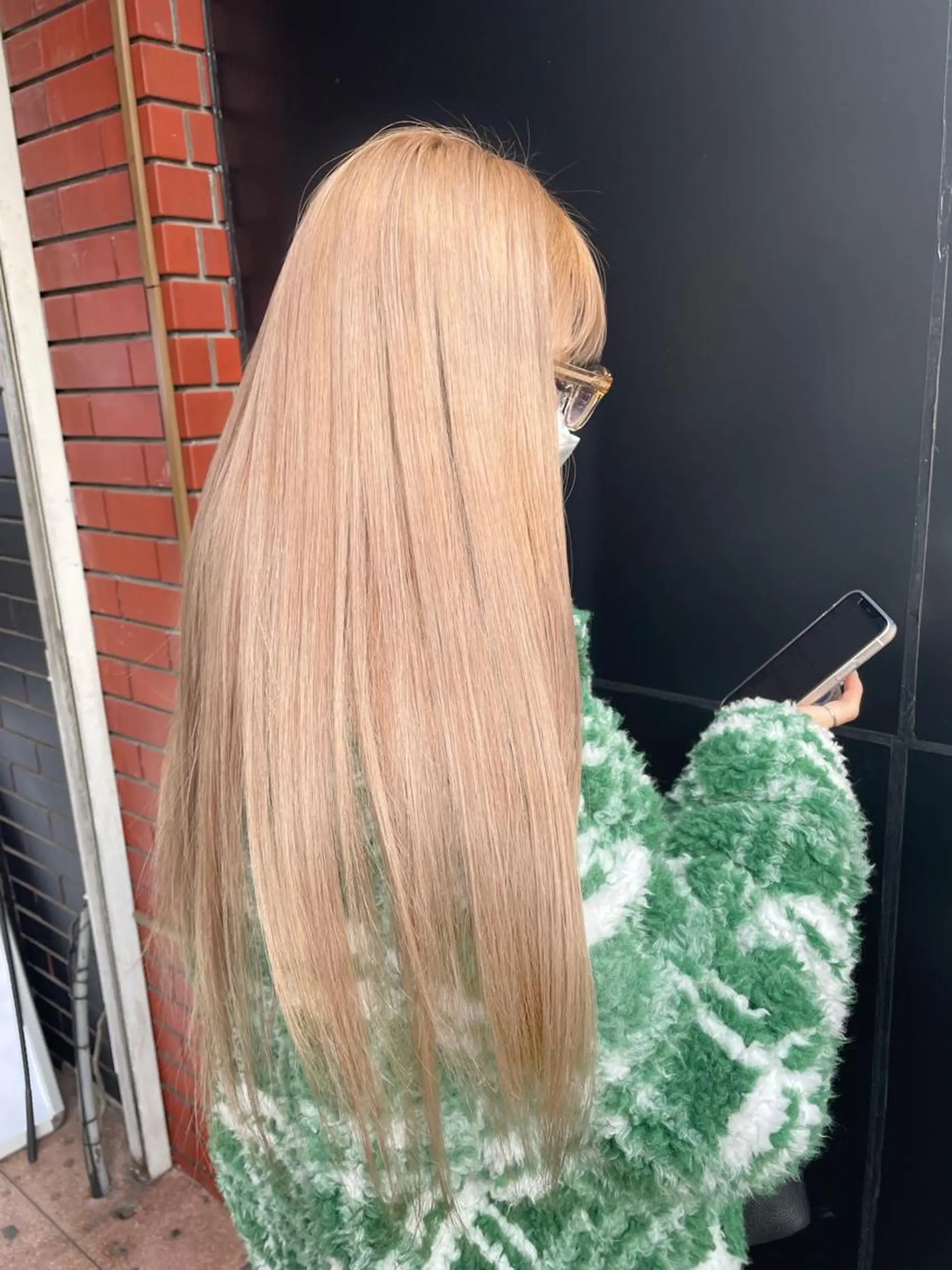 ロング ショートボブ ミストバング ボブ ハイライト レイヤーカット スパイキーパーマ 柏NO1 藤本葉のヘアスタイル