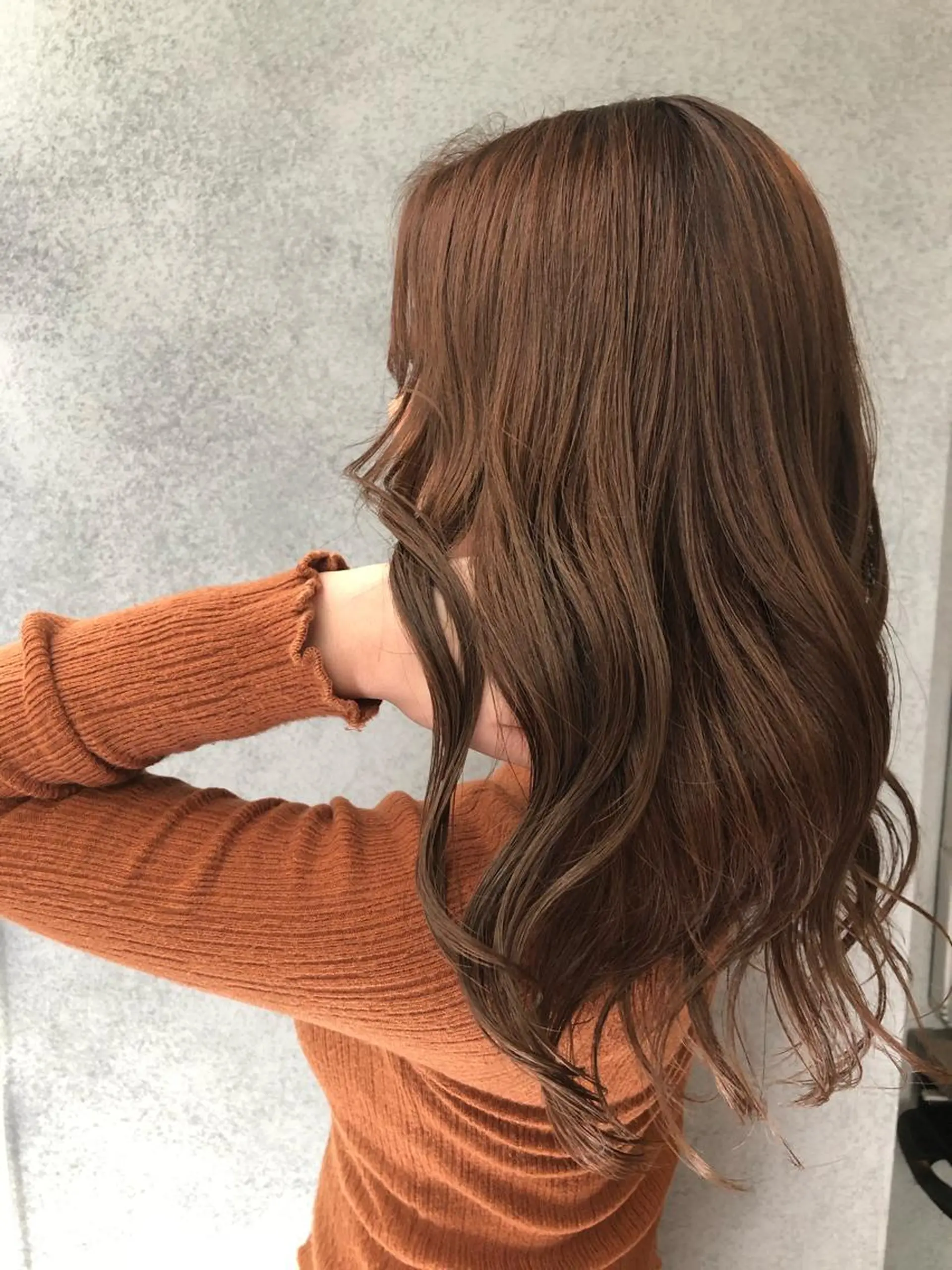 ロング カラー Minami🩵 新宿のヘアスタイル