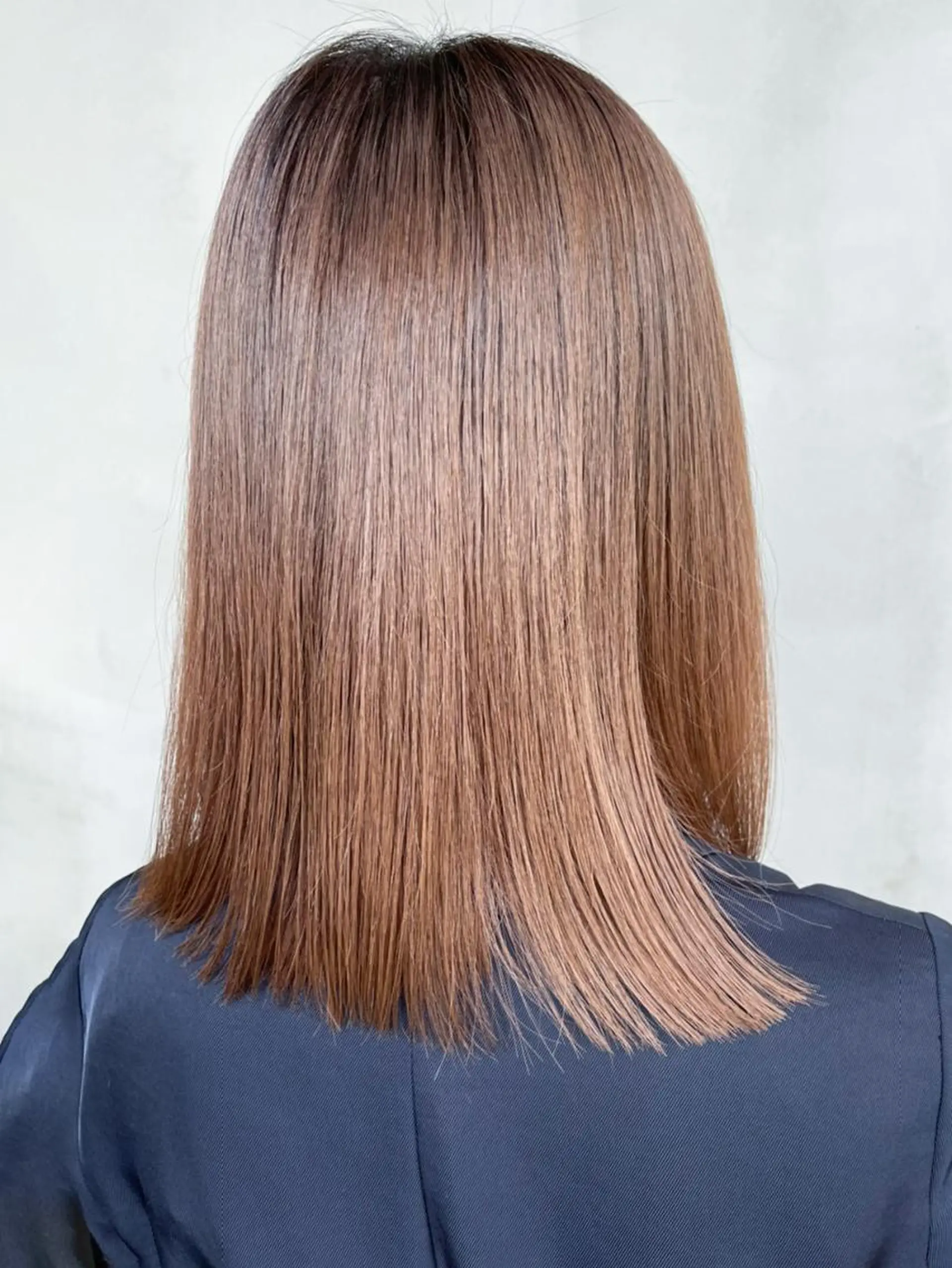 ミディアム パーマ カラー ヘアアレンジ ブラウンカラー ITbyALBUM 松戸のヘアスタイル