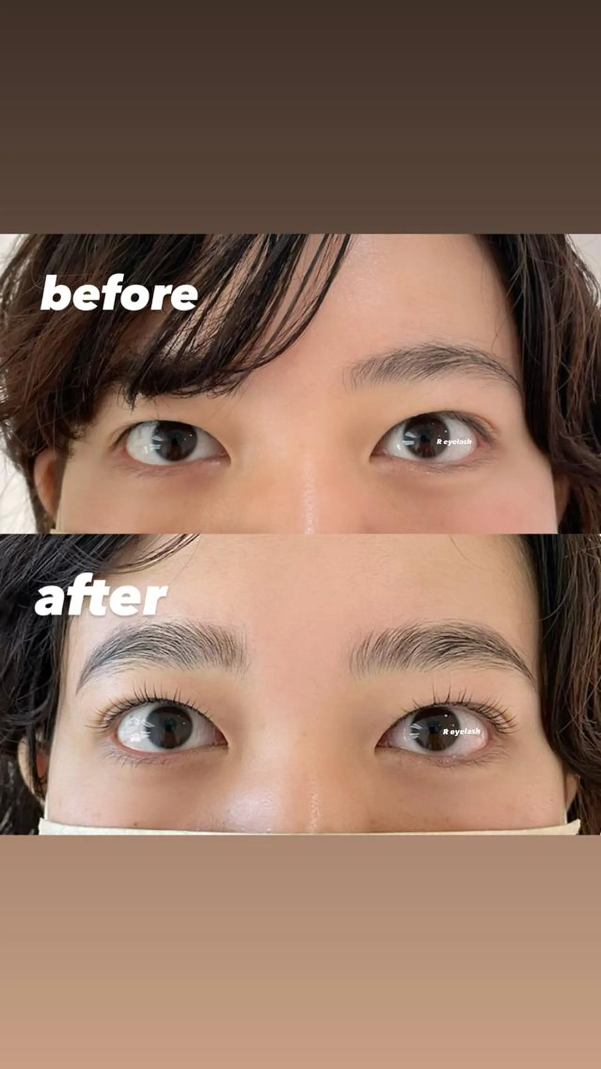 セミロング カラー パーマ ヘアアレンジ メンズ キッズ ネイル マツエク・マツパ アイブロウ 𝑹 eyelashのマツエク・マツパデザイン