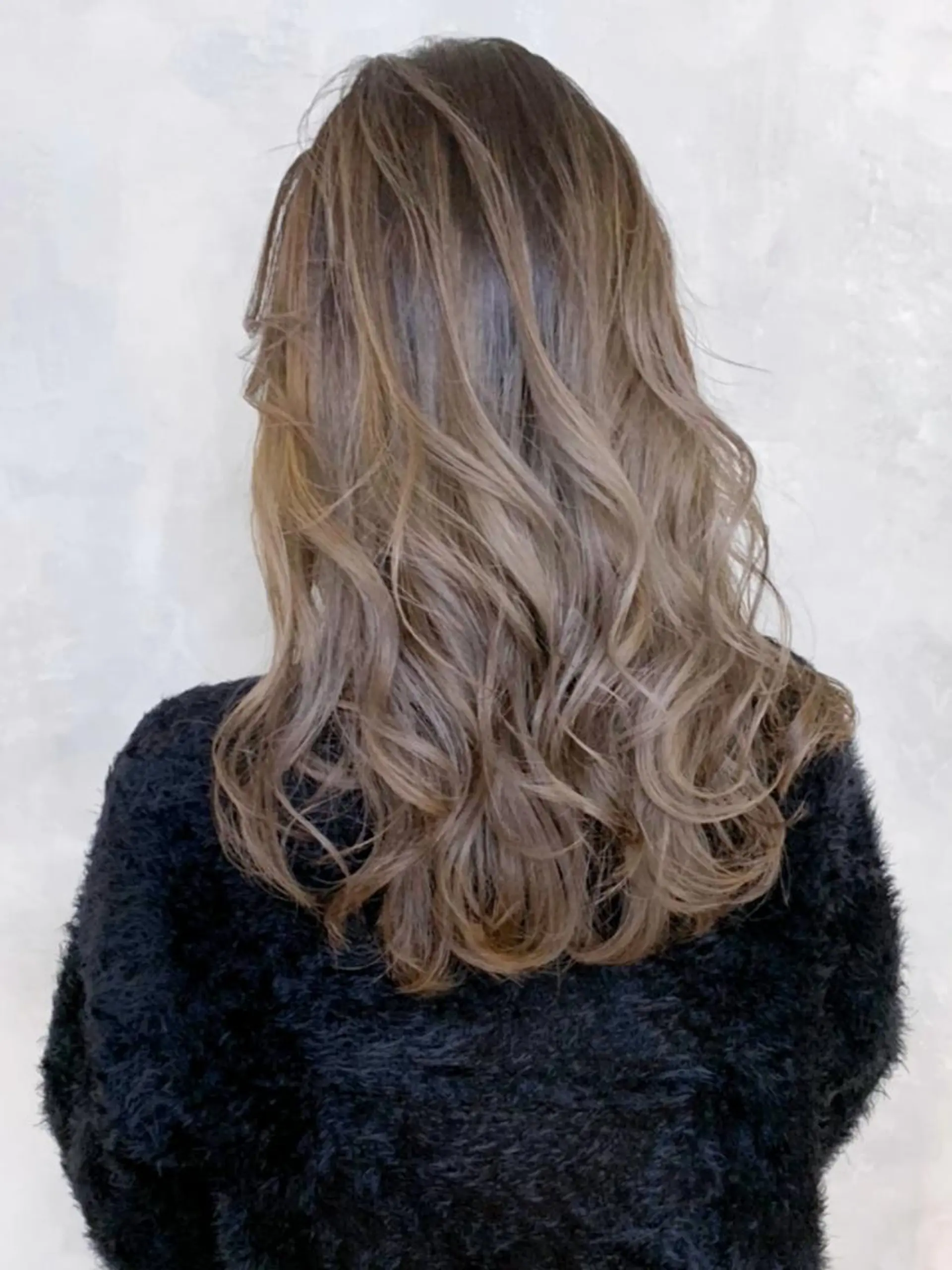 セミロング カラー パーマ ヘアアレンジ ベージュカラー ITbyALBUM 中野店のヘアスタイル