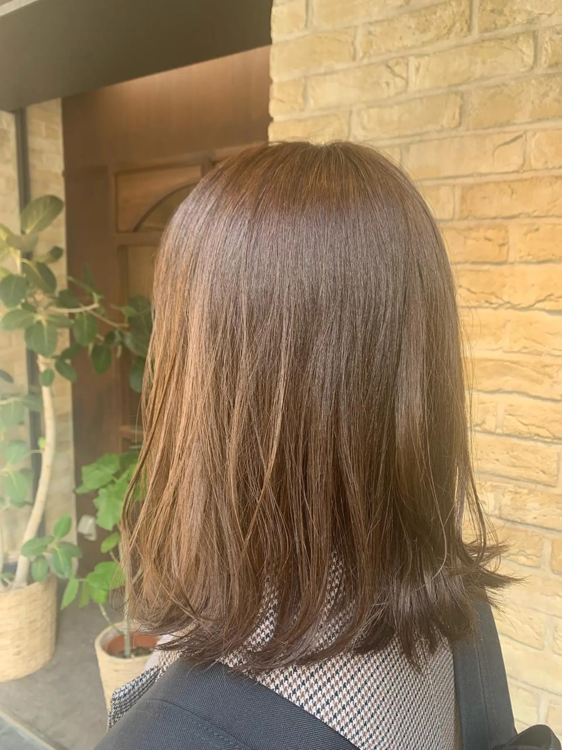 ミディアム カラー 美髪矯正/艶髪 CLUTCH田中海琴のヘアスタイル