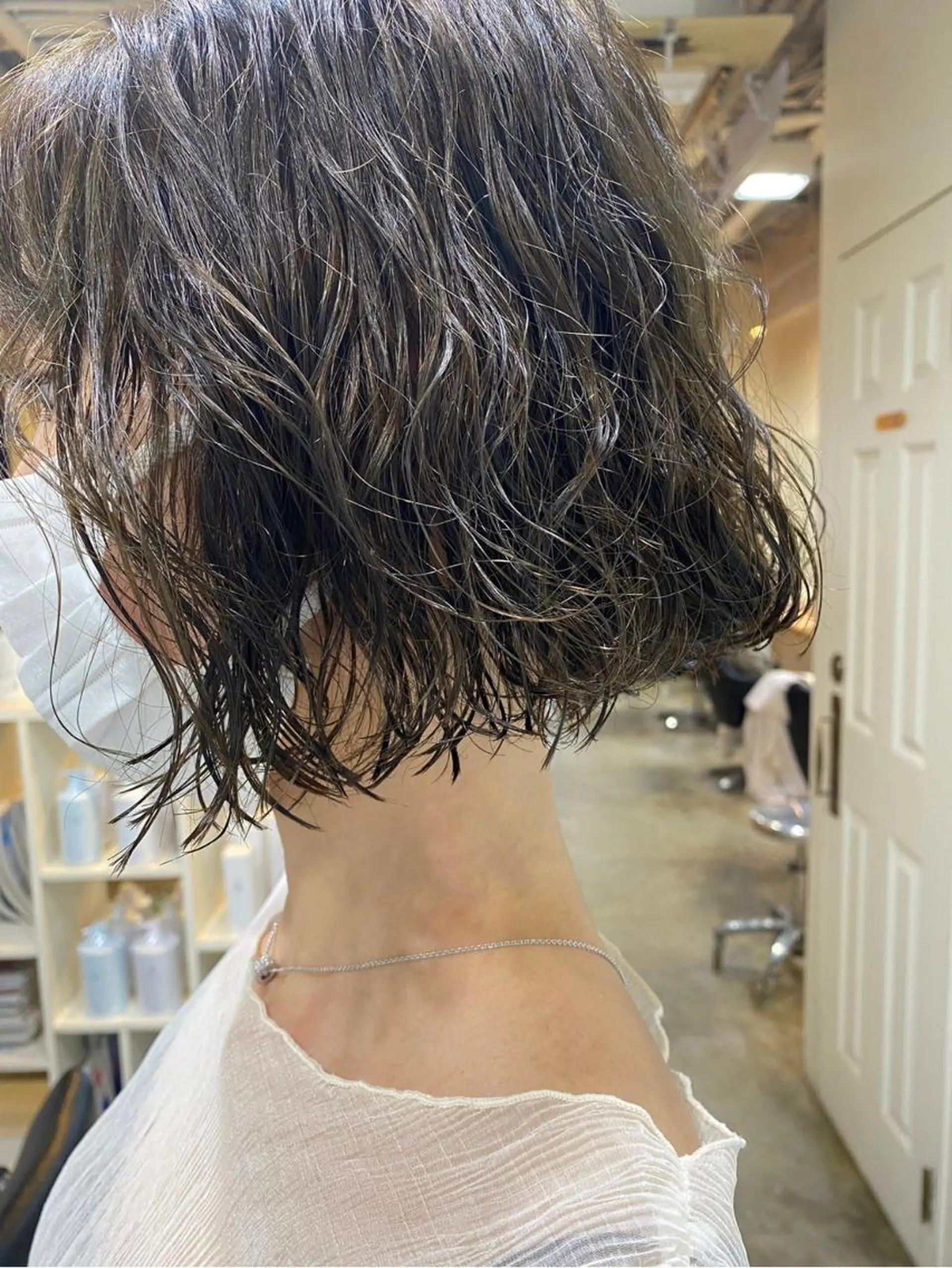 ショート カラー パーマ ナチュラル大人っぽい スタイル MAORIのヘアスタイル