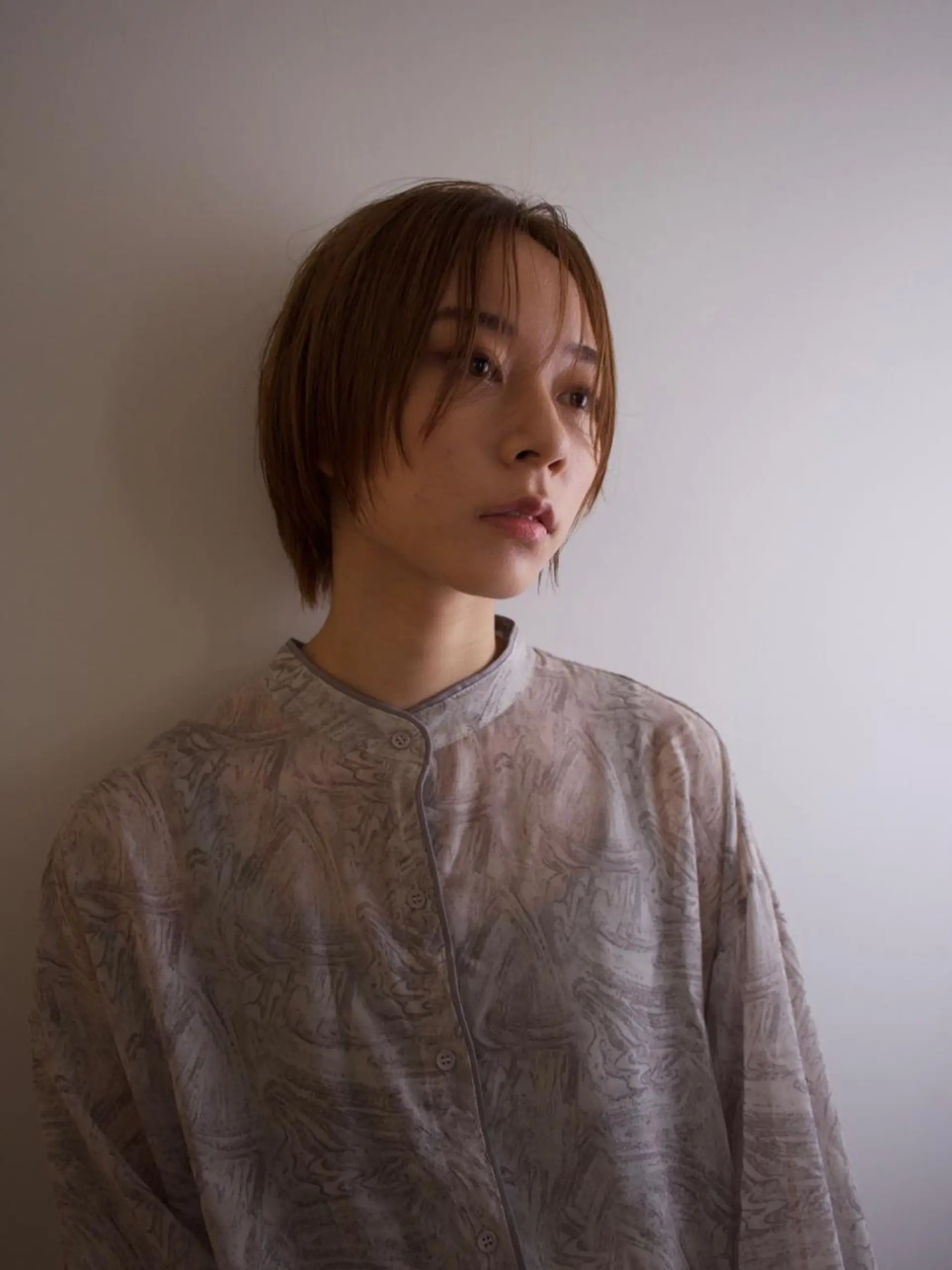 ショート カラー Batta所属・坂上 岳のヘアスタイル