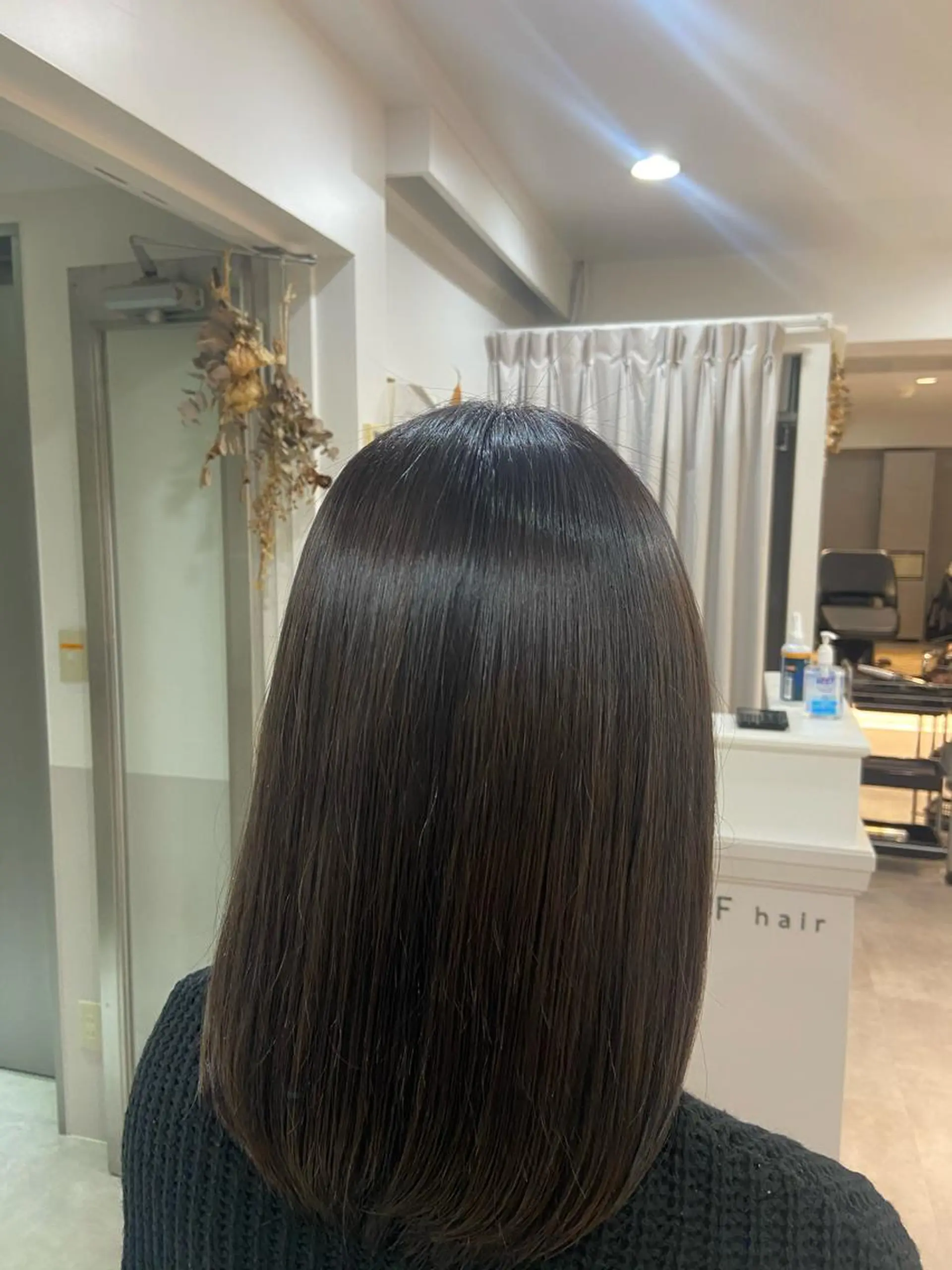 ミディアム 縮毛矯正 山下夕月 ショート🫧ボブのヘアスタイル