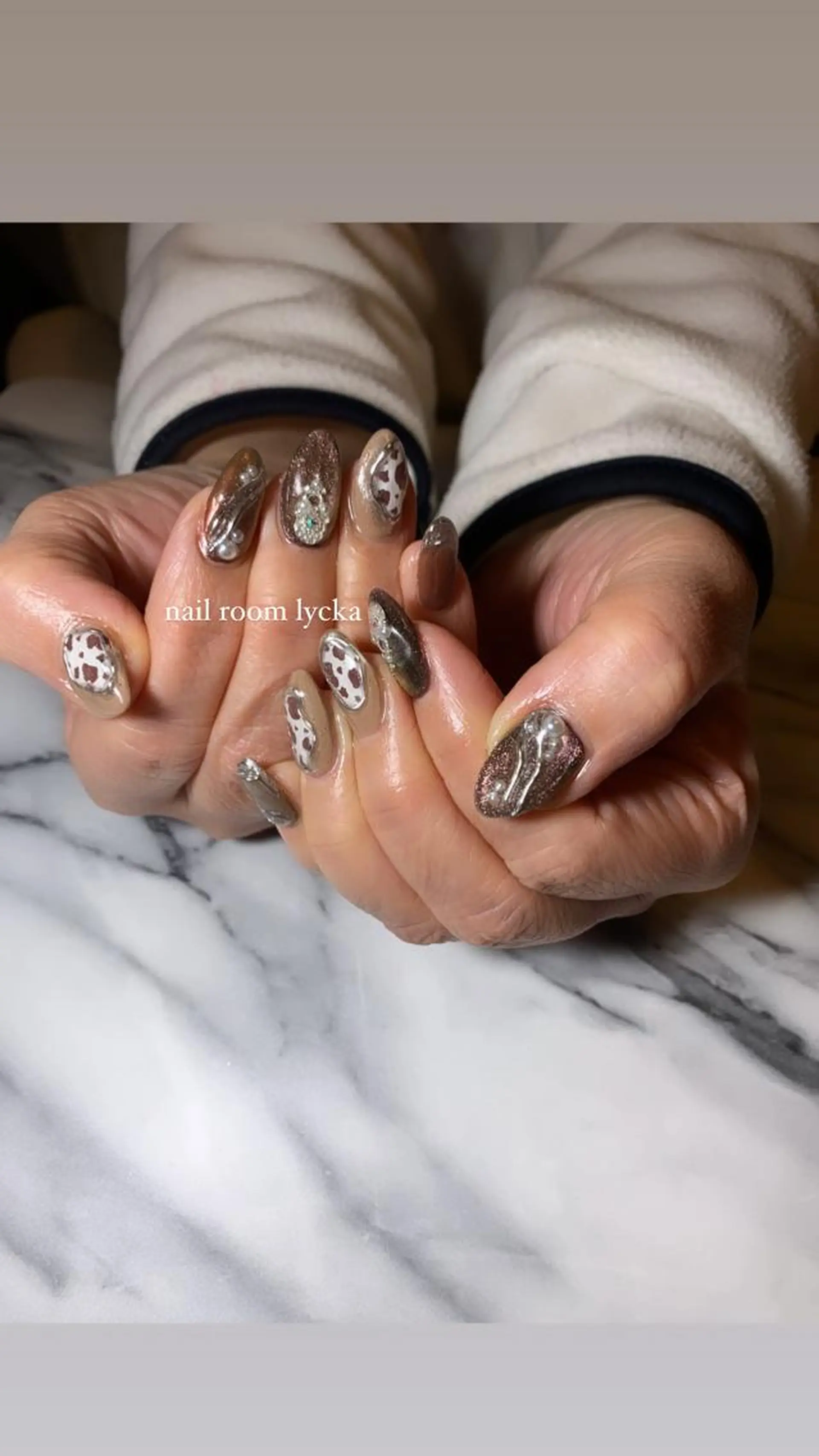 ネイル ﾈｲﾙﾙｰﾑﾘｯｶ 𝐦𝐚𝐲𝐮のネイルデザイン