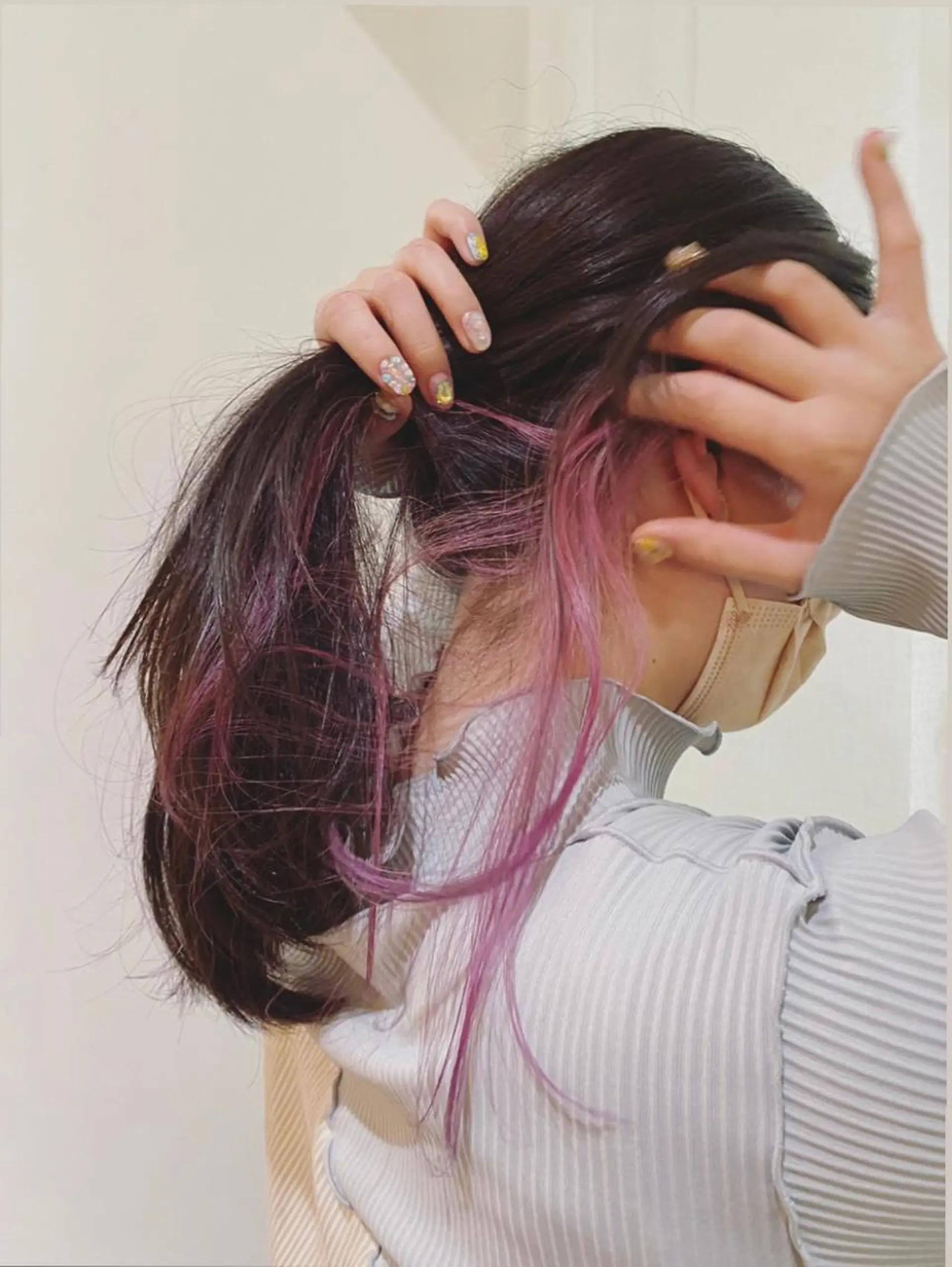 ロング 🎀透明感× 暖色カラーつな🎀のヘアスタイル