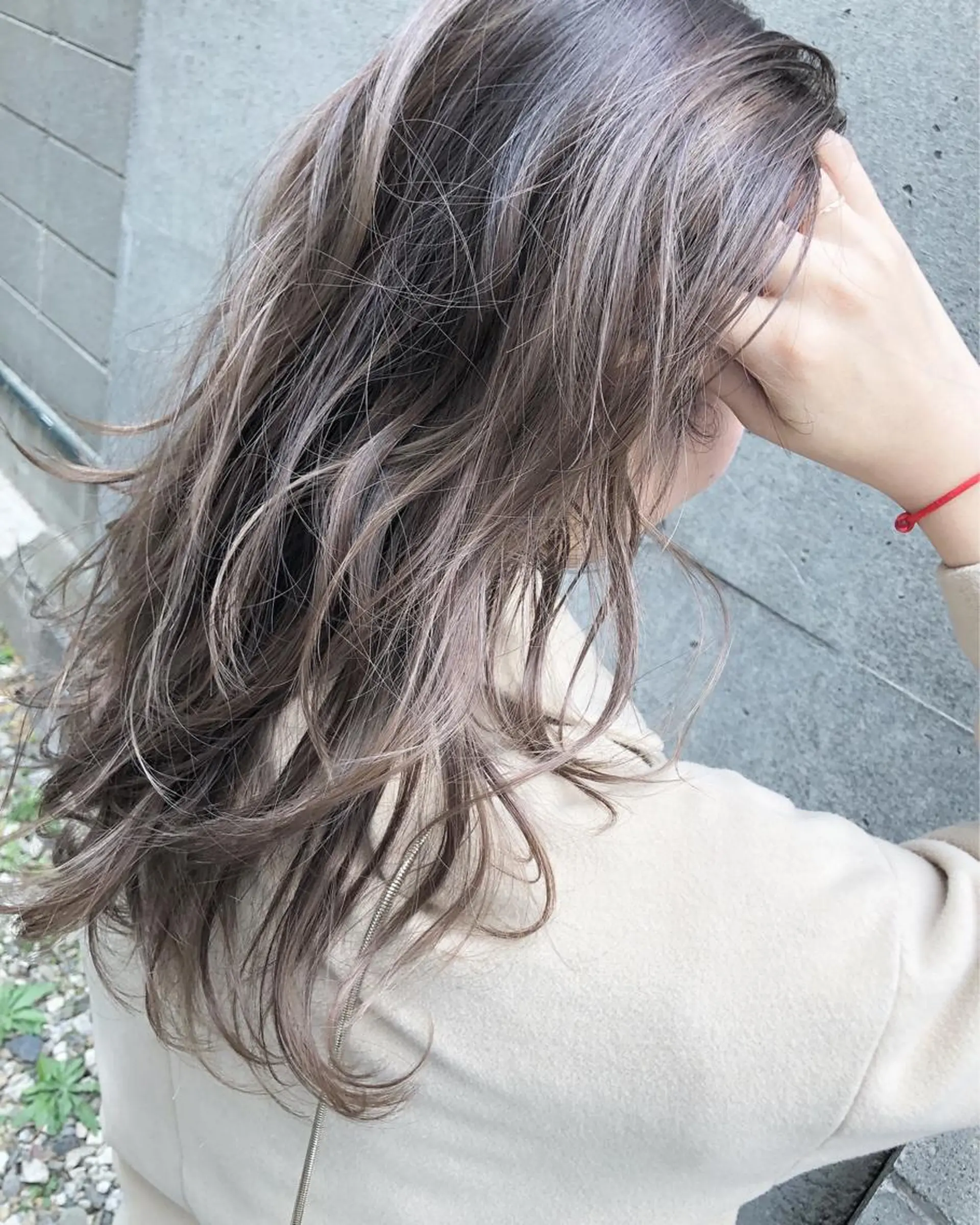 ロング カラー カット ヘアカラー 龍 正也のヘアスタイル