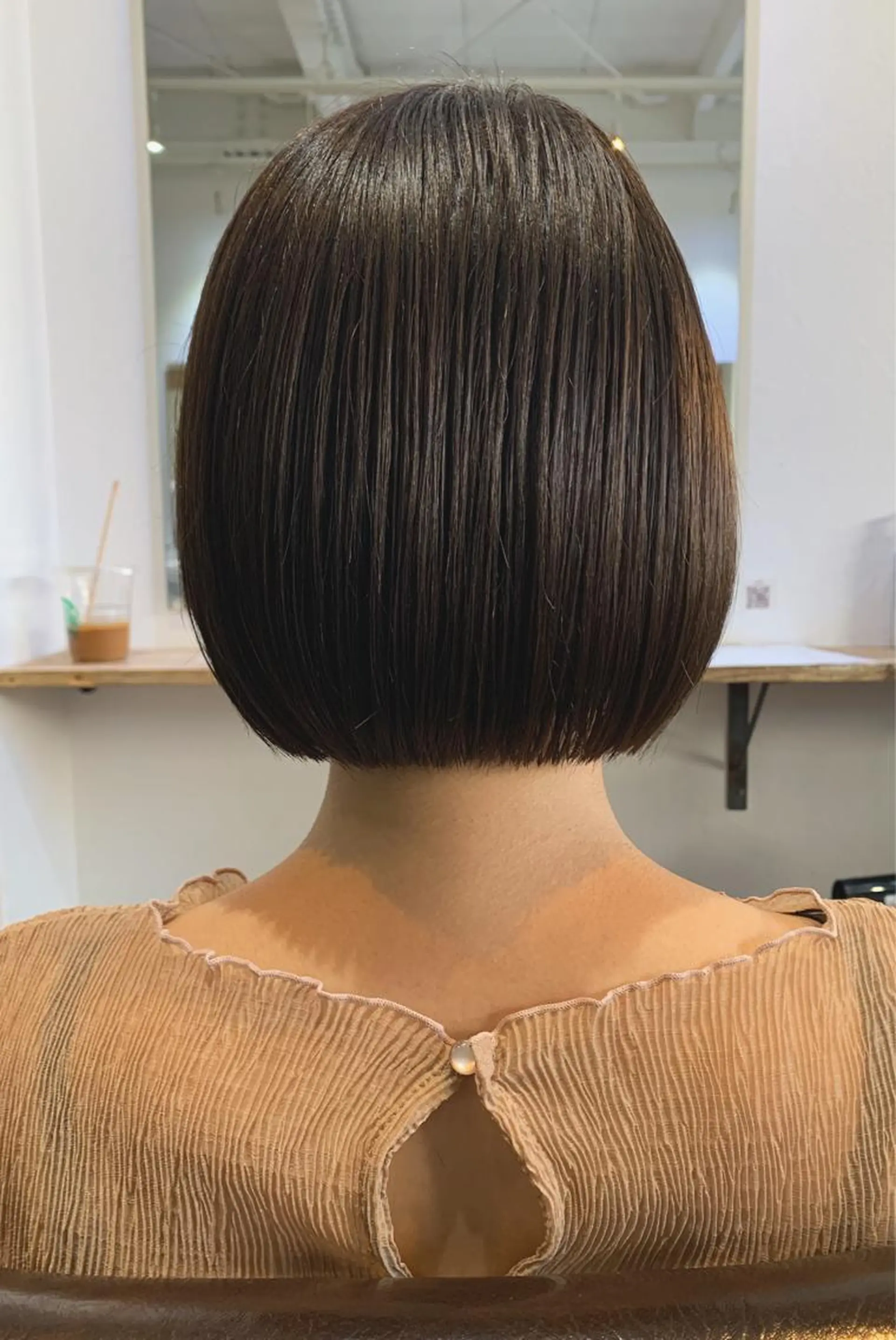 ショート カラー パーマ ヘアアレンジ メンズ ボブ カット ヘアカラー トリートメント パーマ/透明感カラー /ボブ/吉田一生のヘアスタイル