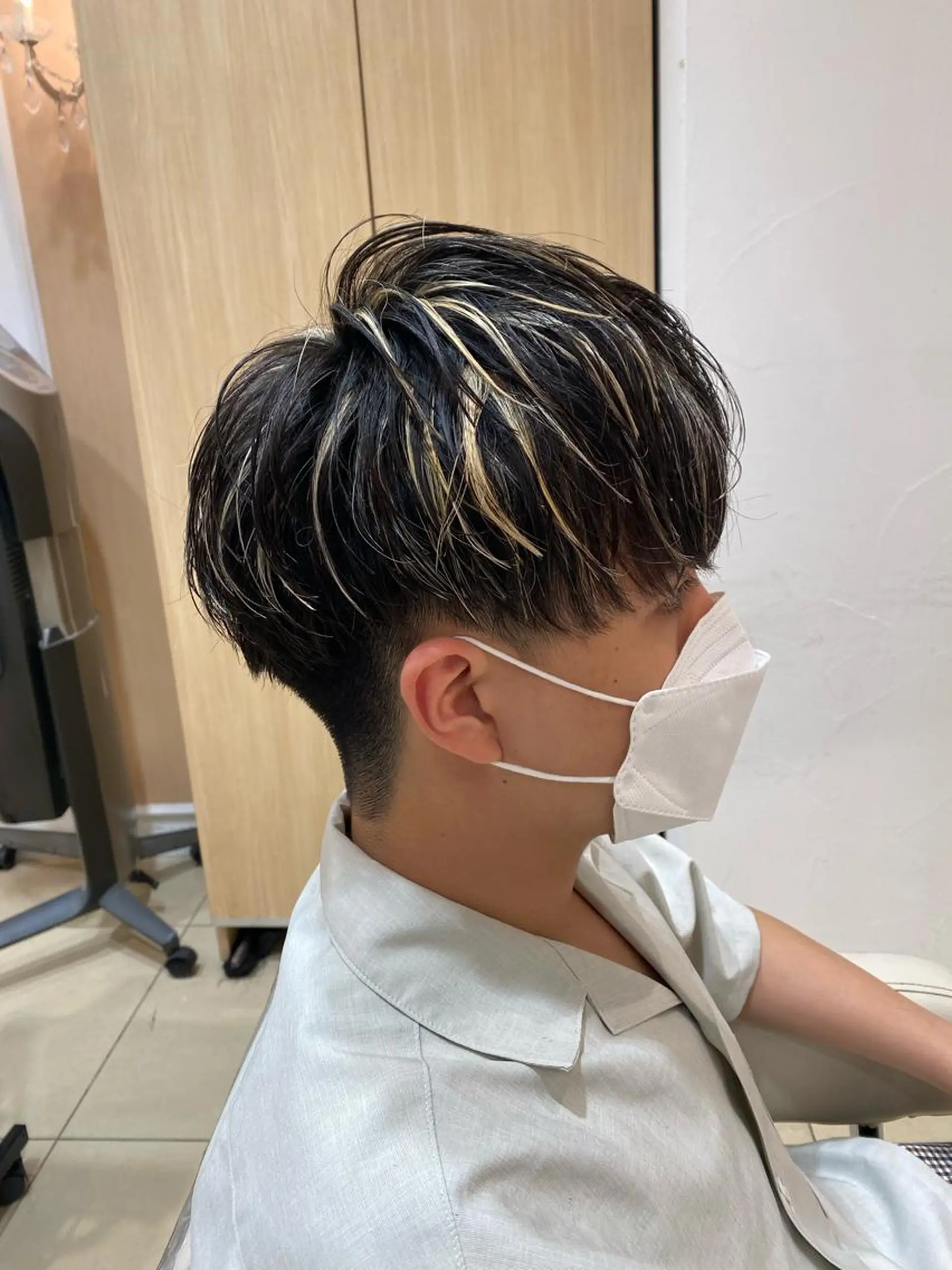 ショート カラー メンズ カット ヘアカラー メンズ特化型美容師 栗山勇人のヘアスタイル