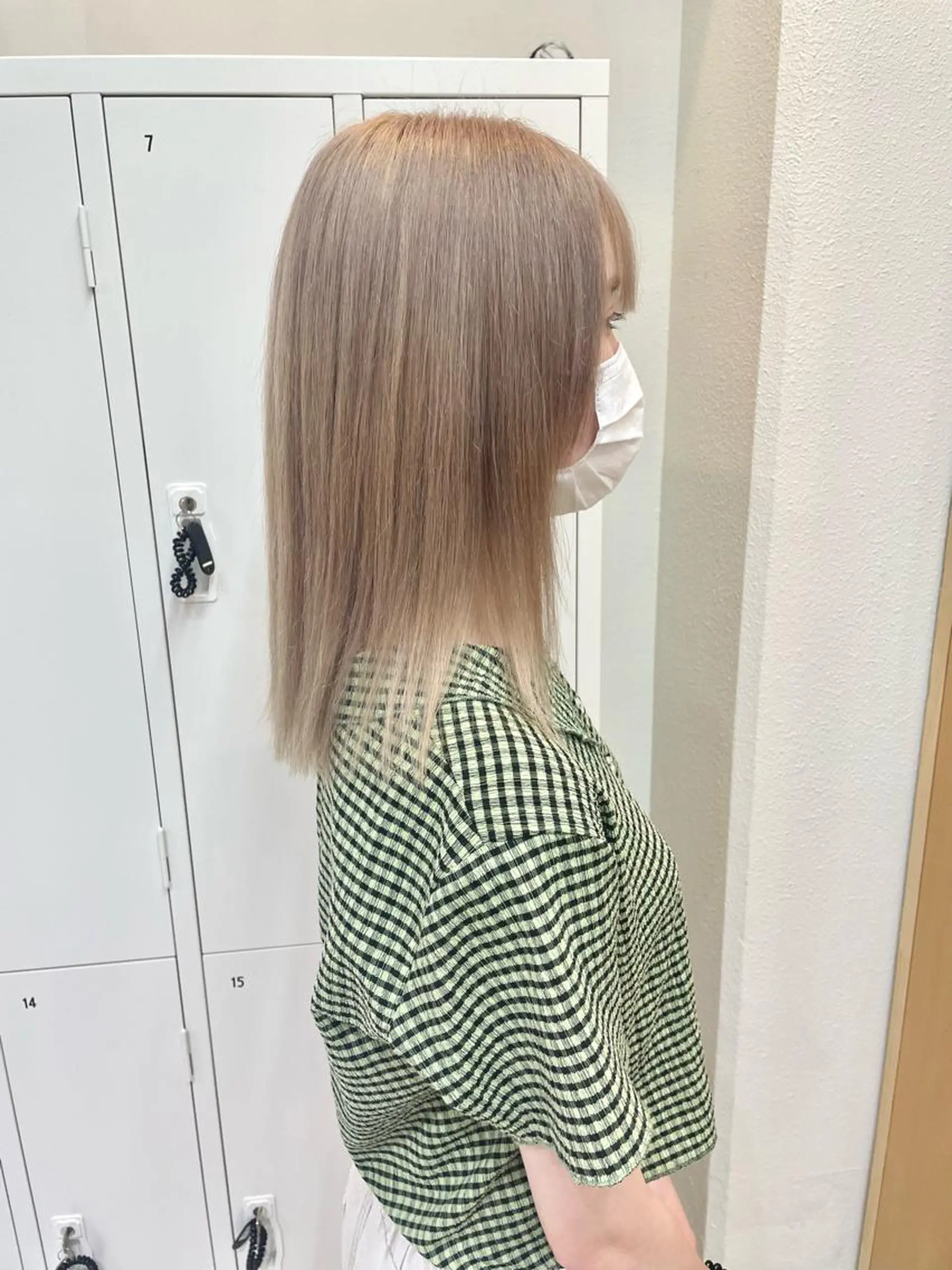 ミディアム カラー 田中大星 /ボブ 縮毛矯正のヘアスタイル