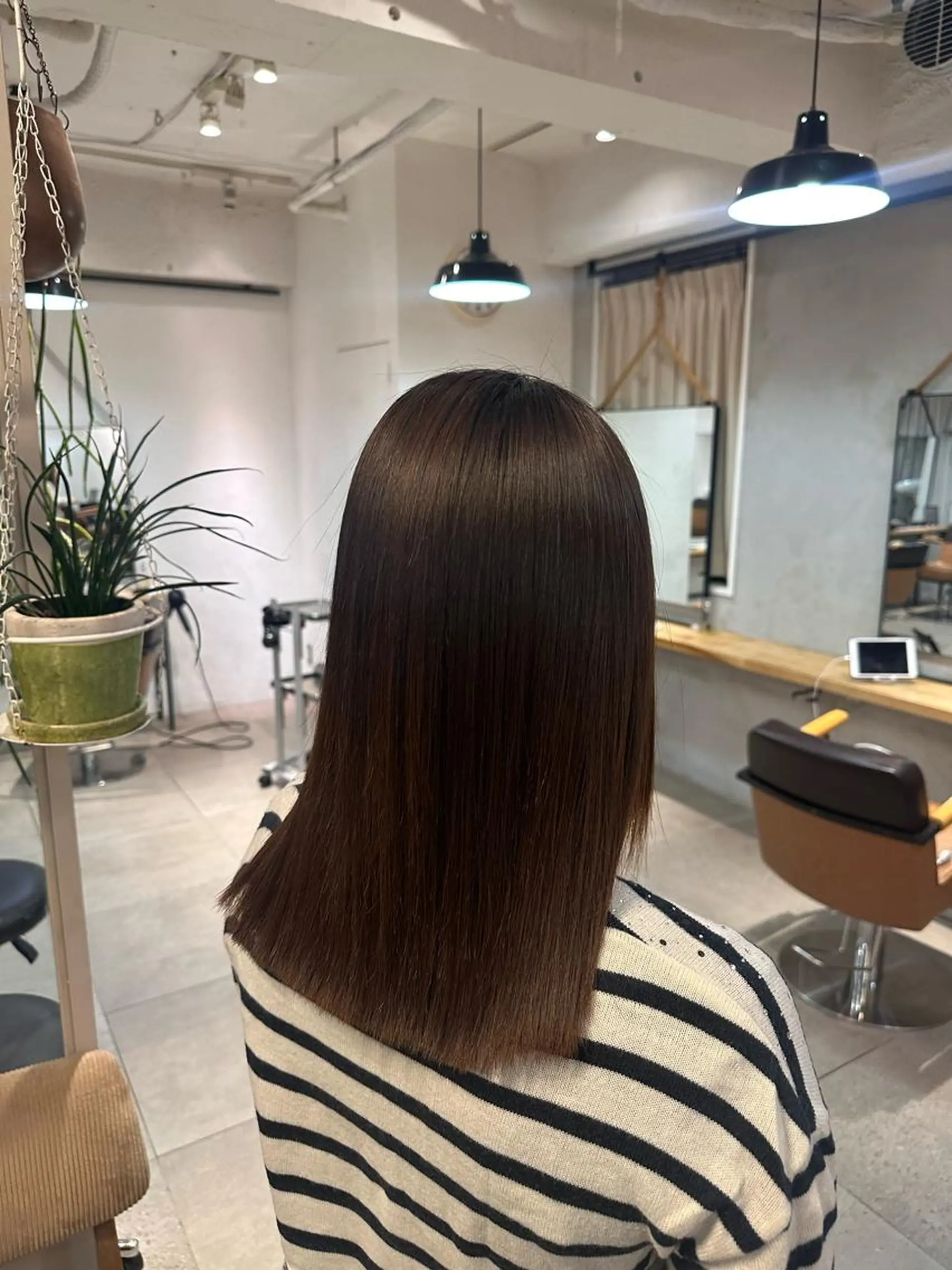 縮毛矯正 トリートメント naturalカラー / Rukaのヘアスタイル