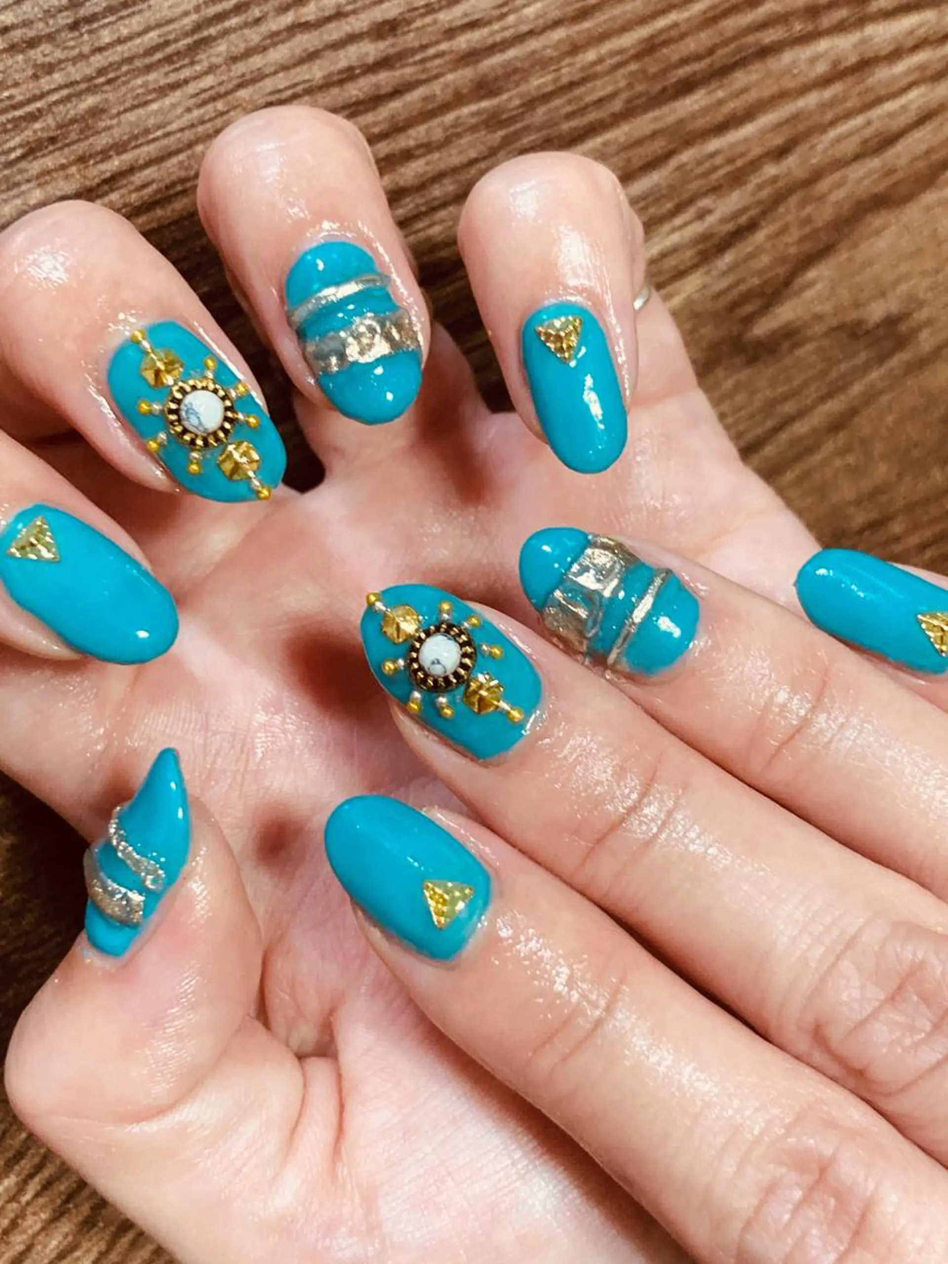 ネイル 夏ネイル ネイルケアサロン Campanulaのネイルデザイン