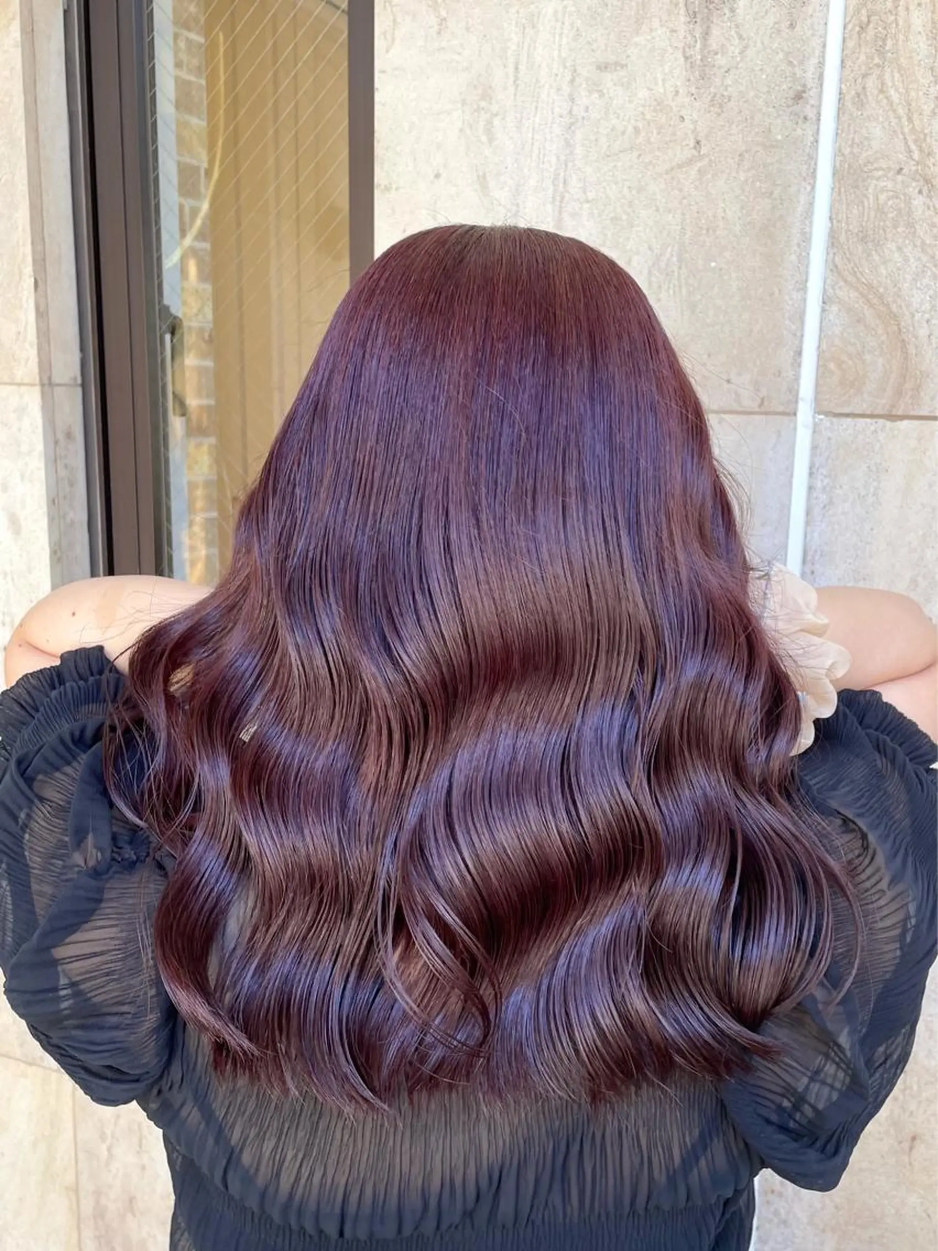 ミディアム カラー ミヤザキ タクトのヘアスタイル