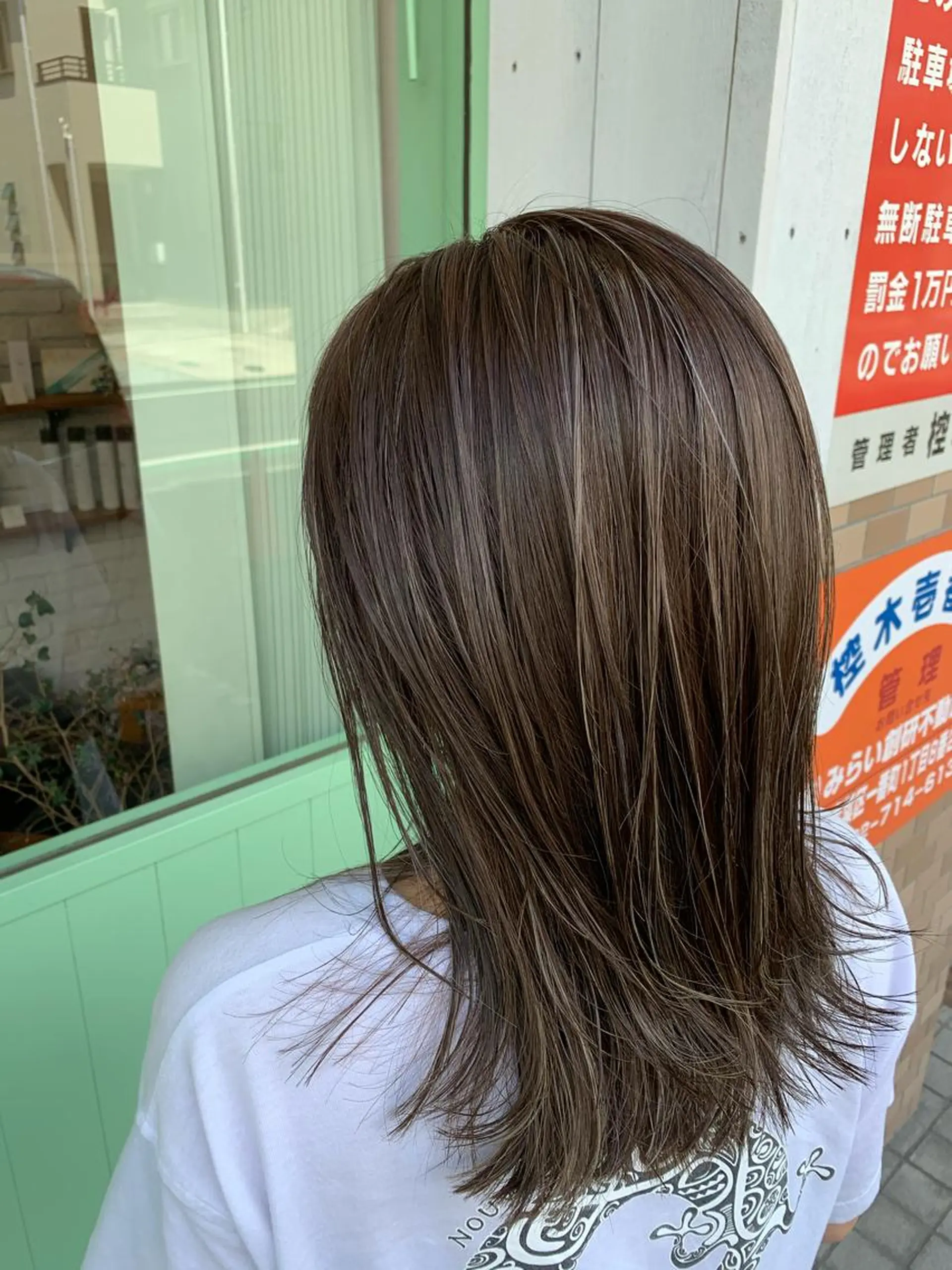 ロング カラー ハイライトカラー ハイライト ヘアカラー トリートメント schon 仙台のヘアスタイル