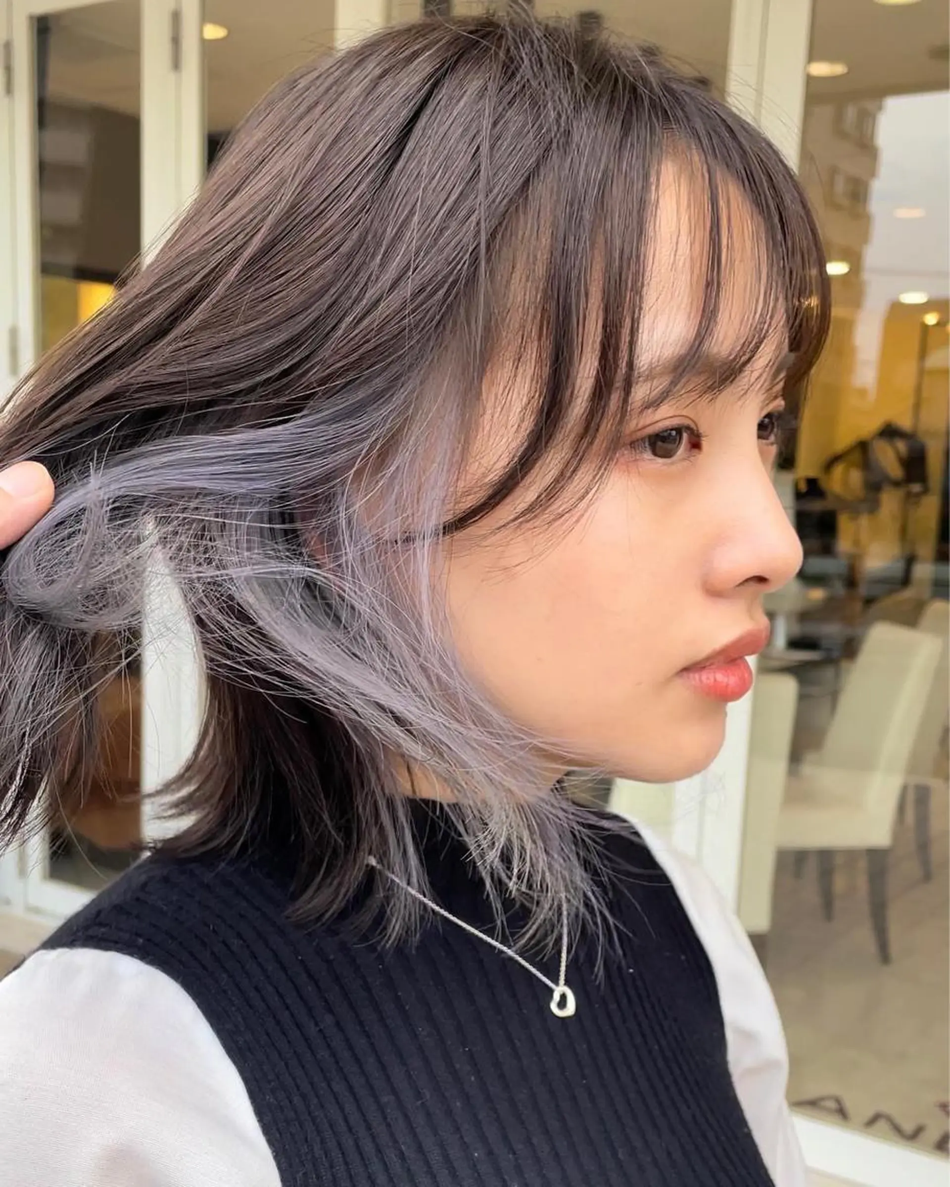 ミディアム 武田 清久のヘアスタイル