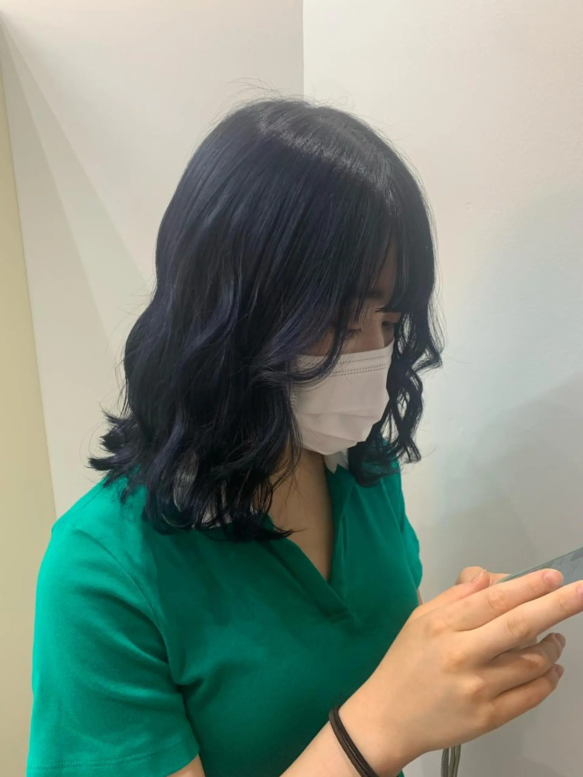 ミディアム 🌷ラベンダーピンク 顔まわり🌷ねいろのヘアスタイル