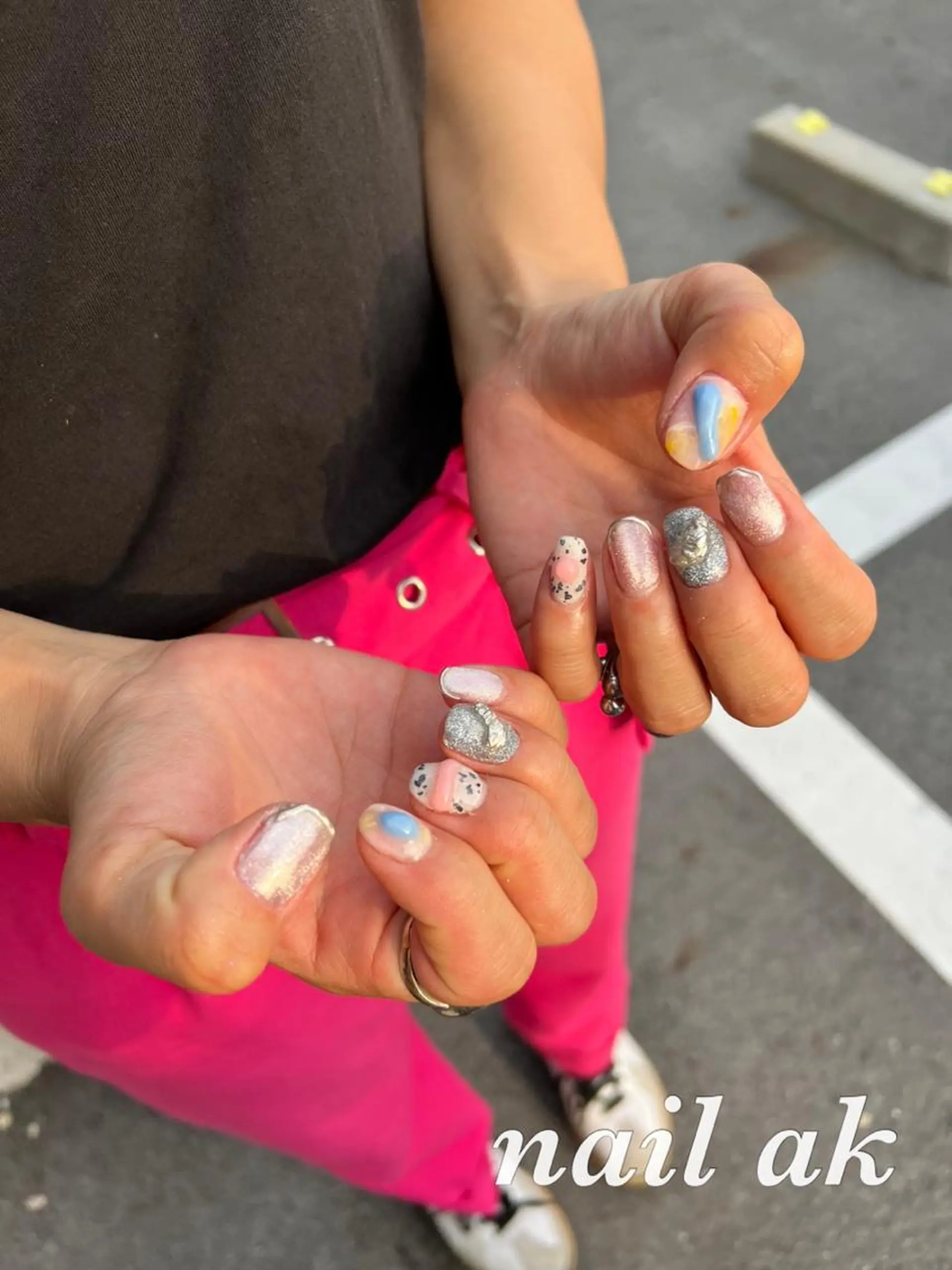 ネイル ハンドネイル ak nail .のネイルデザイン