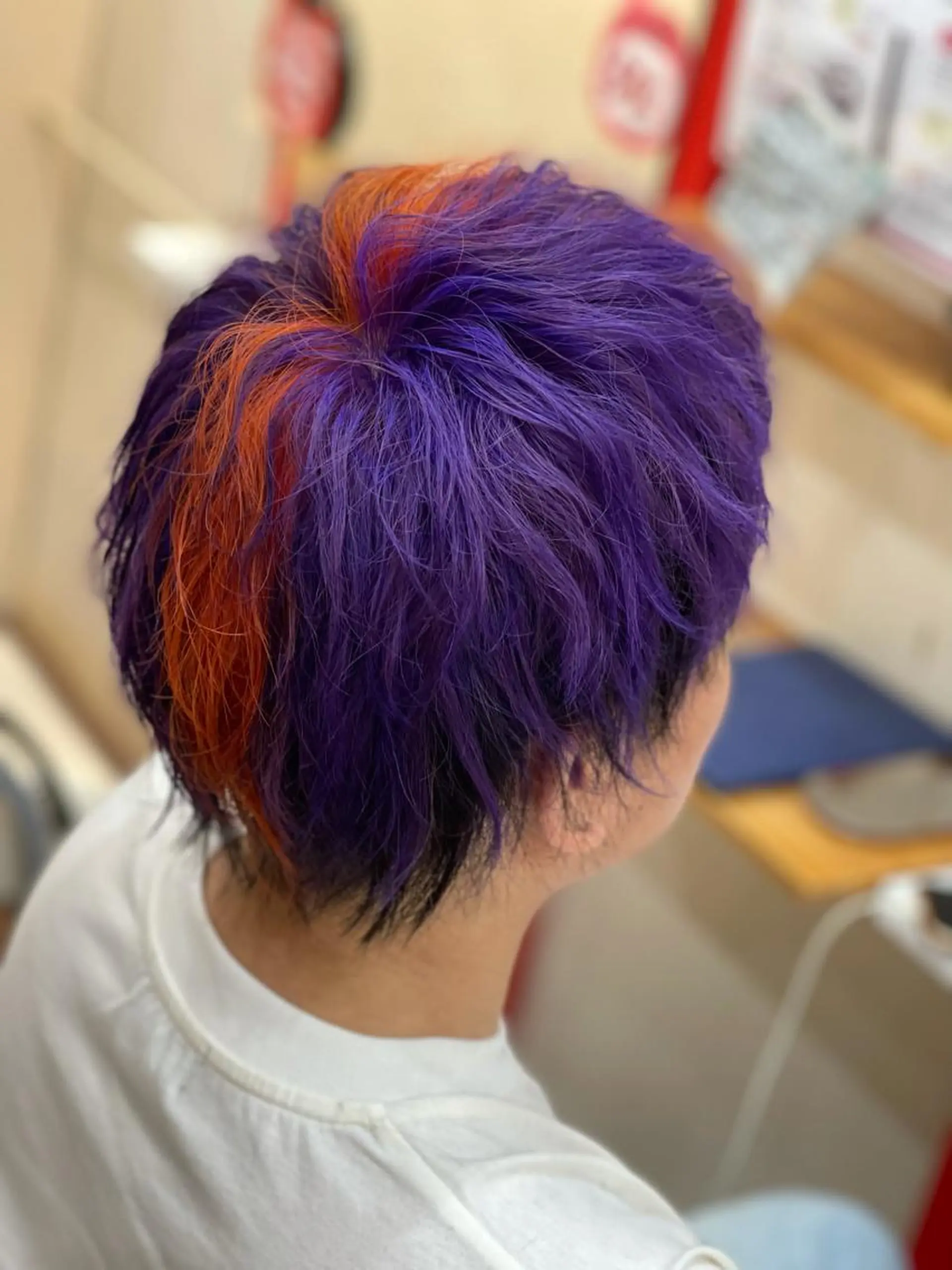 ショート ヘアカラー たけい ゆうきのヘアスタイル