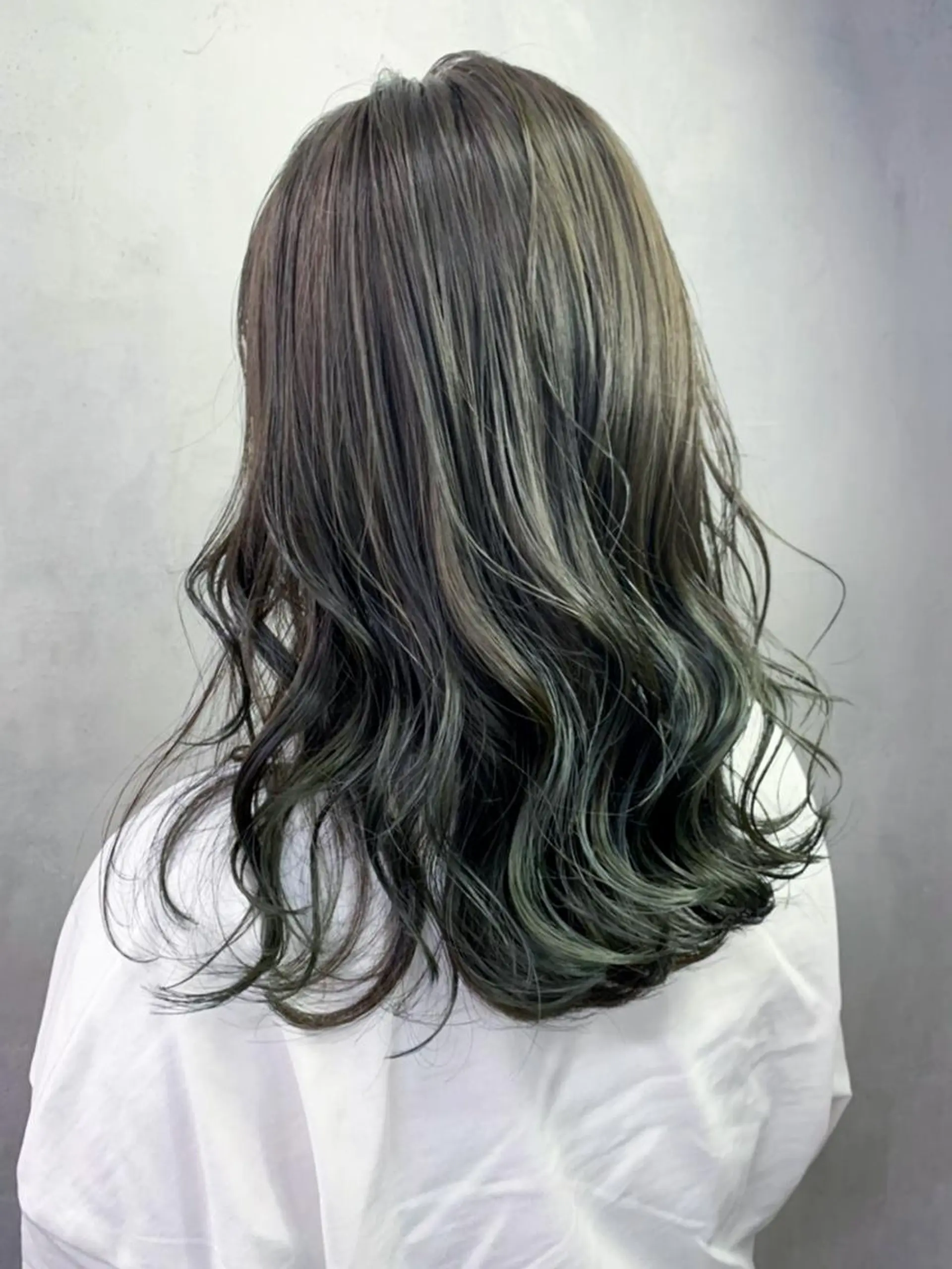 セミロング カラー パーマ ヘアアレンジ アッシュ ITbyALBUM 浦和店のヘアスタイル