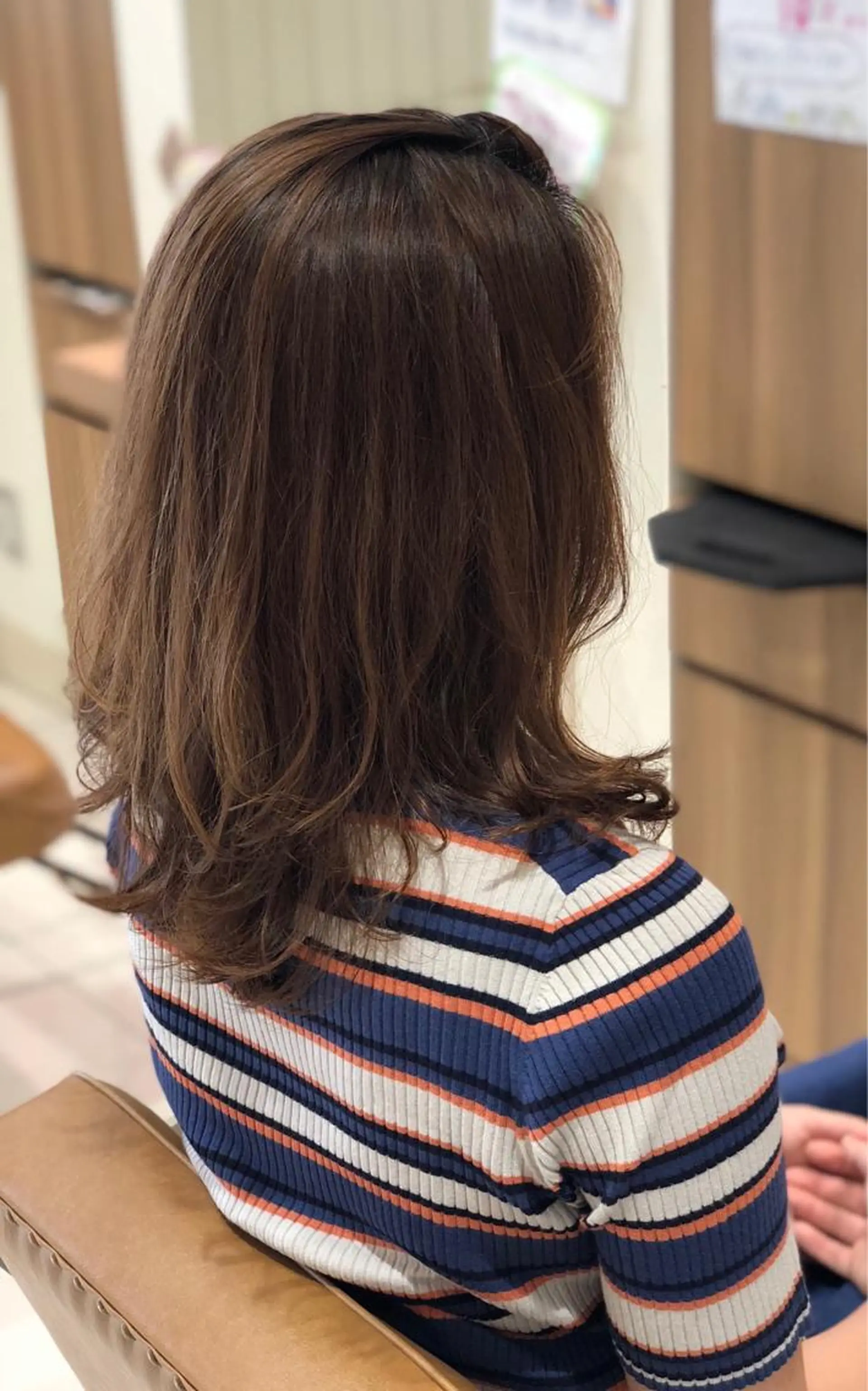 ロング カラー パーマ デジタルパーマ BASSA 下井草店のヘアスタイル