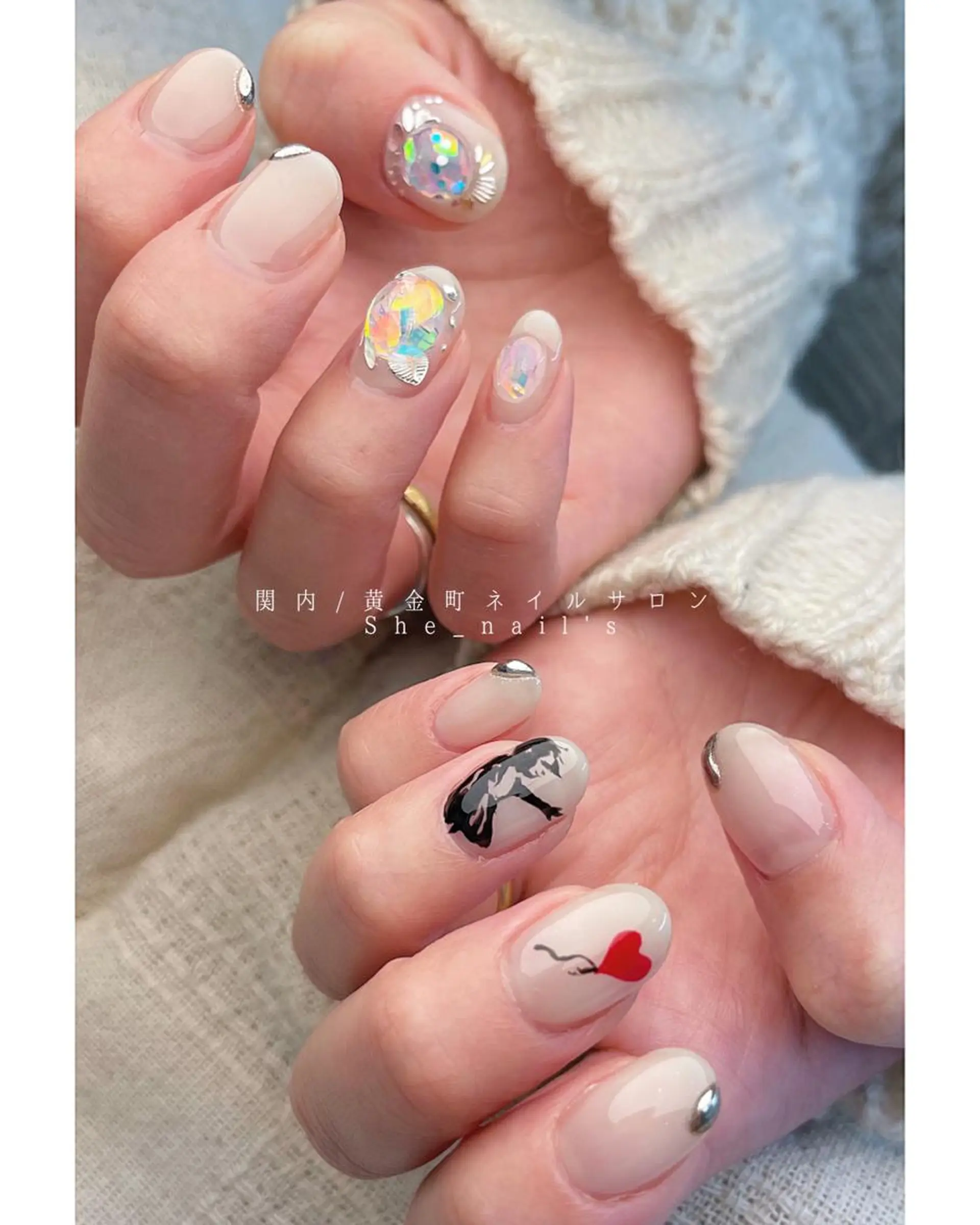 ネイル Blushオーナー Shiinaのネイルデザイン