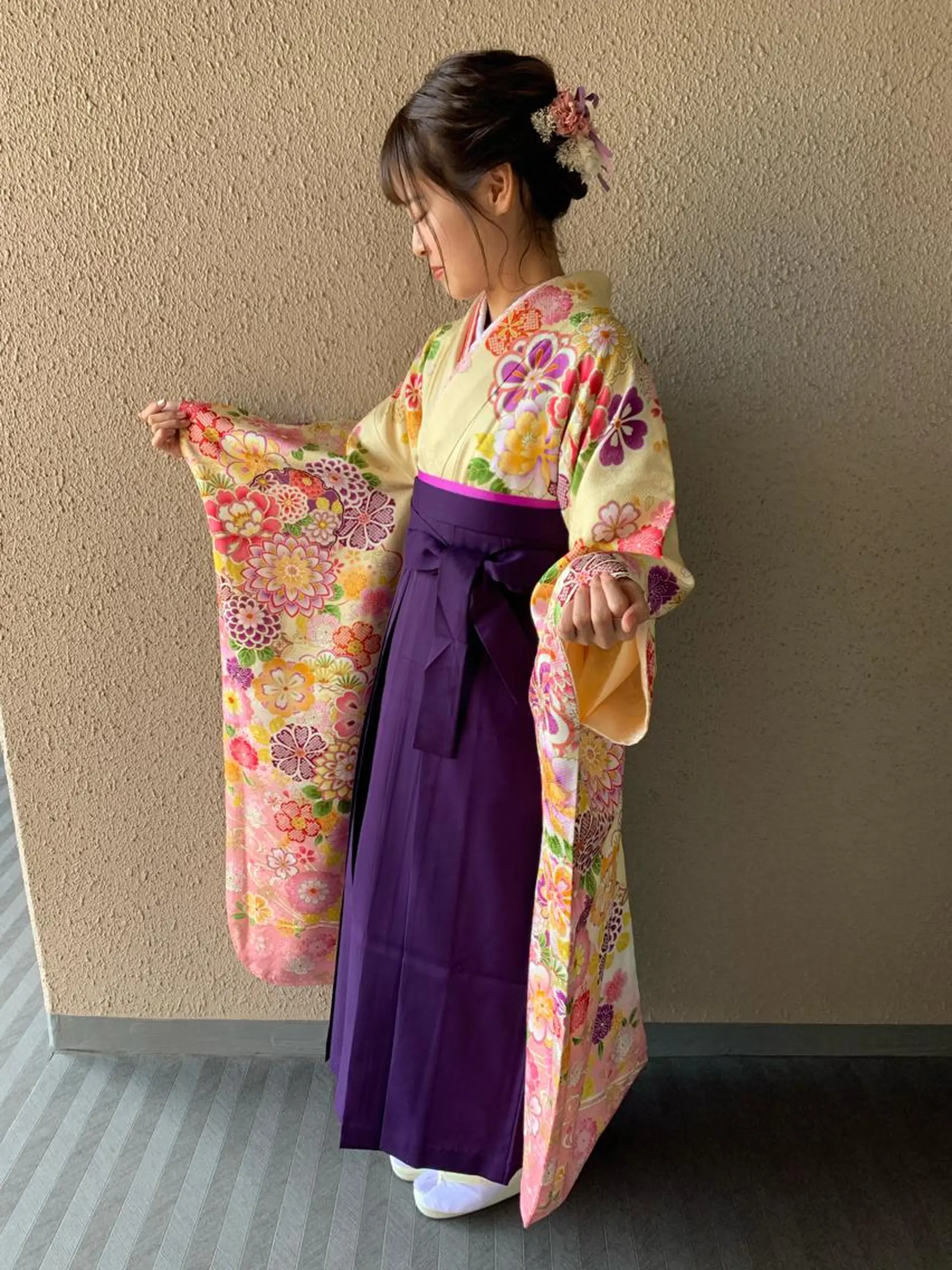 ミディアム ヘアアレンジ 卒業式のヘアスタイル サダハルカ ｜chouetteのヘアスタイル