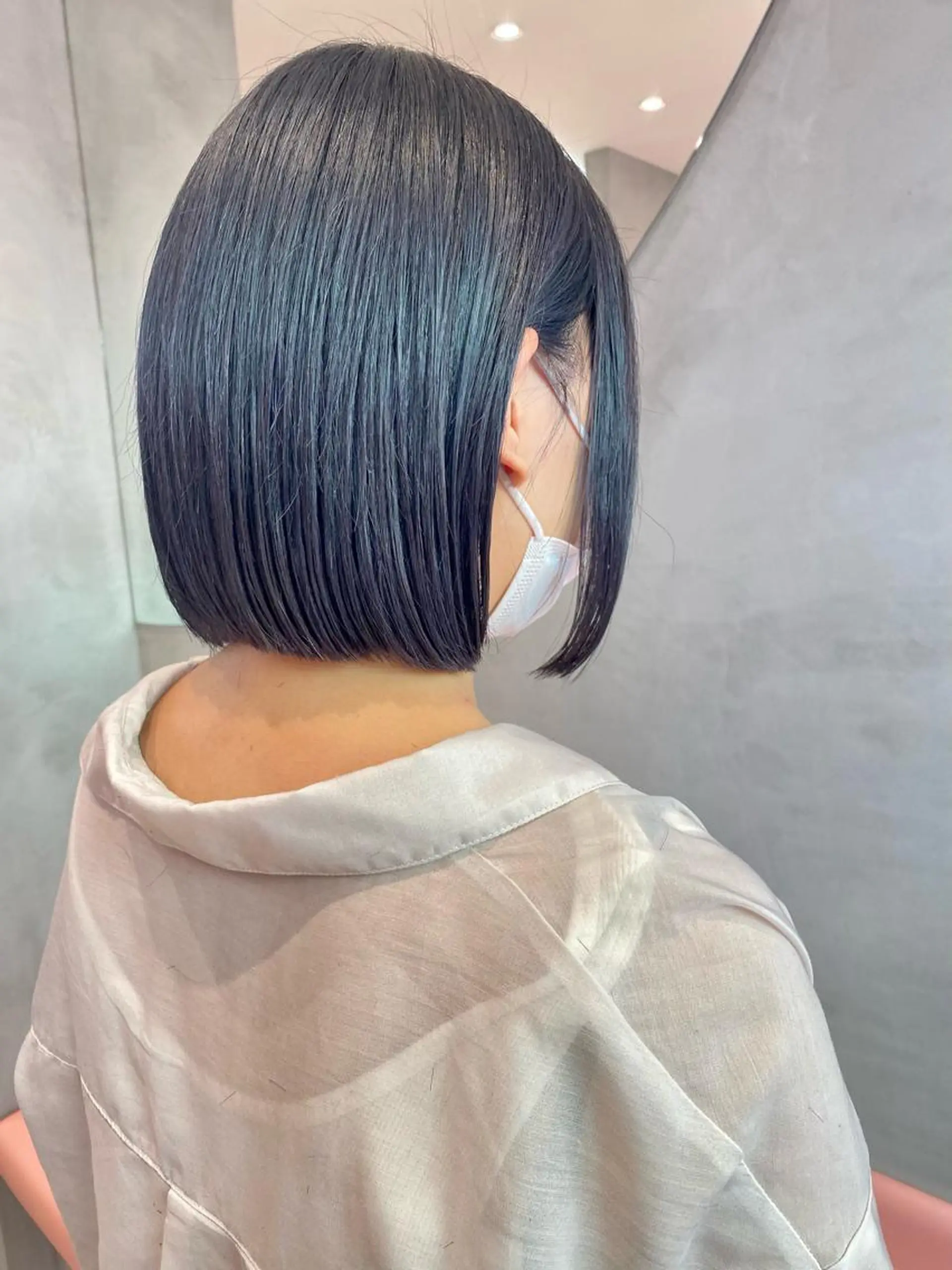 ショート カラー カット ヘアカラー トリートメント 顔周り/ブリーチなし /縮毛矯正🫧伊勢のヘアスタイル