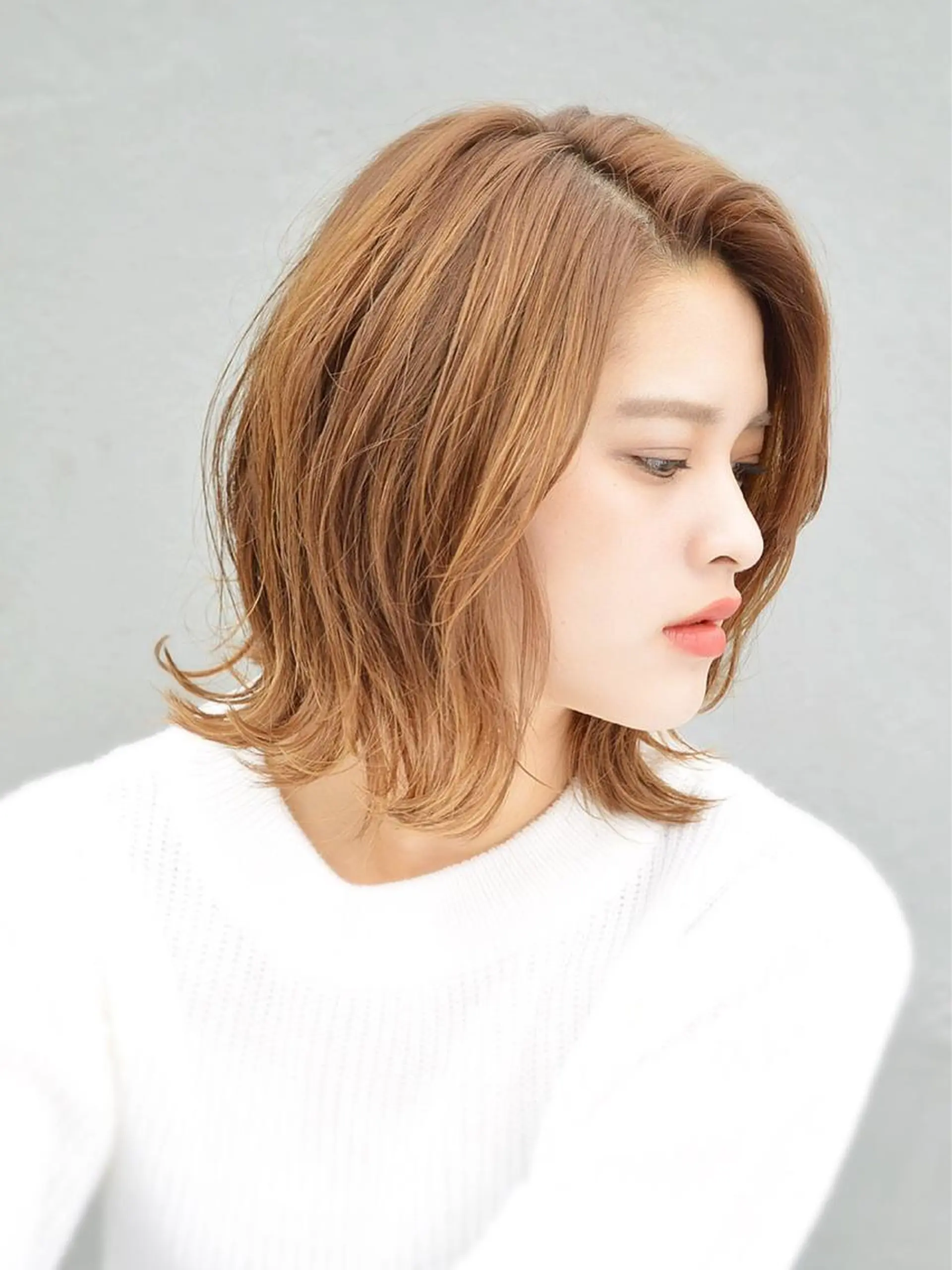 ミディアム カラー パーマ 小顔ショート✁ ⁂Yukari⁂のヘアスタイル