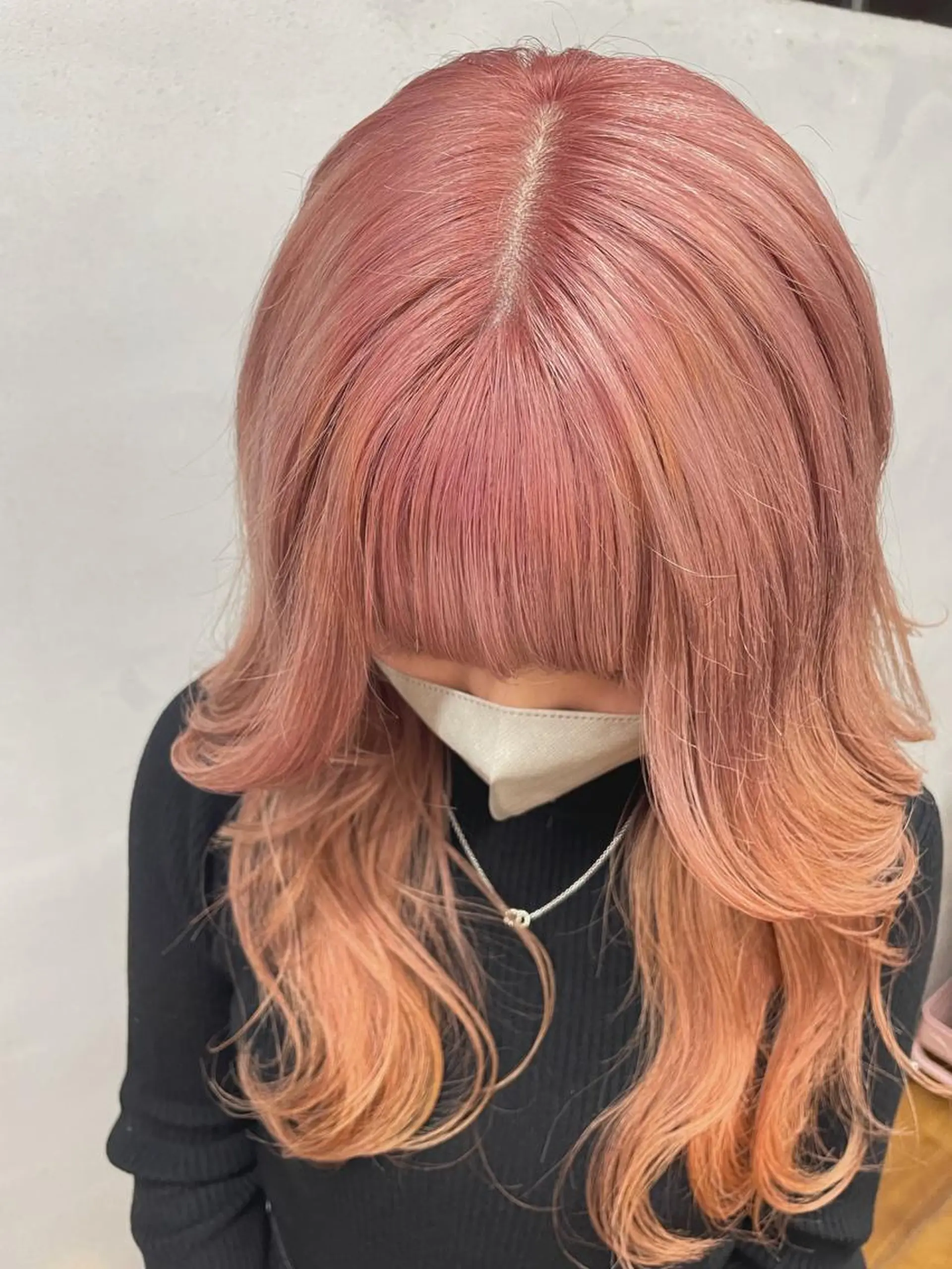 ロング カラー ピンクカラー トリートメント 女性リピ90%🍨 🩷佐藤みずきのヘアスタイル